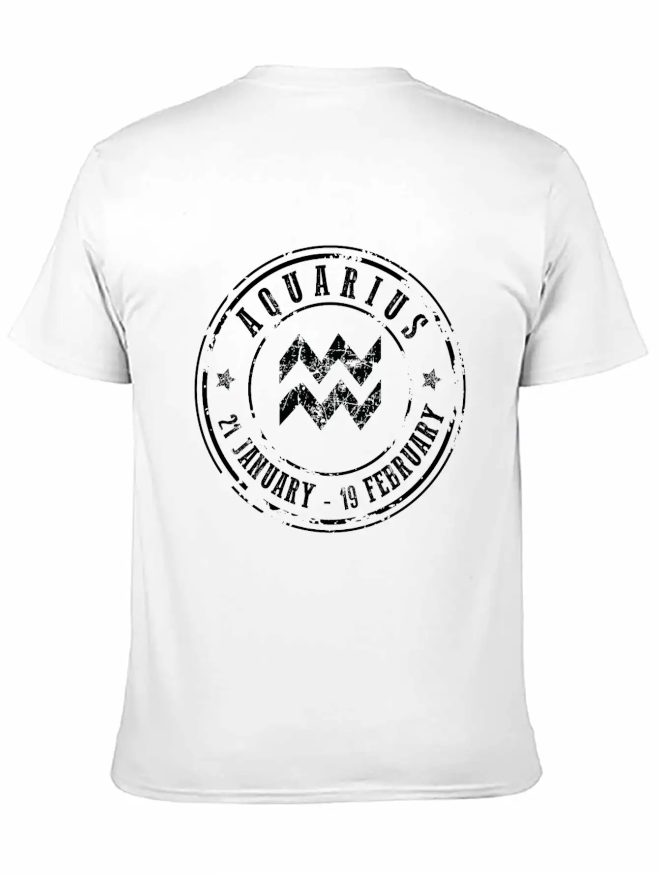 Aquarius Classic Fit Graphic Tee For Daily Comfort – Unisex Cotton Shirt