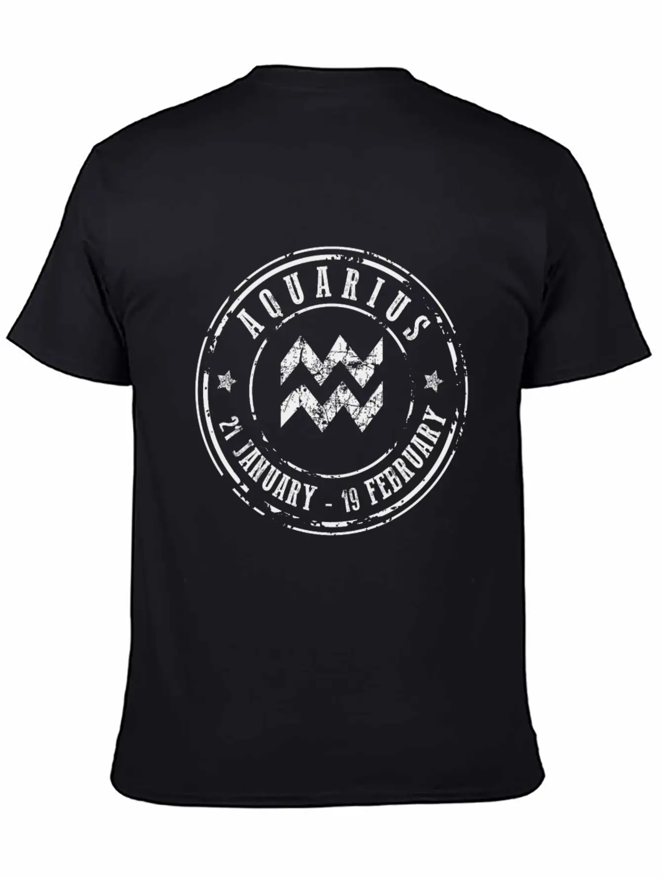 Aquarius Classic Fit Graphic Tee For Daily Comfort – Unisex Cotton Shirt