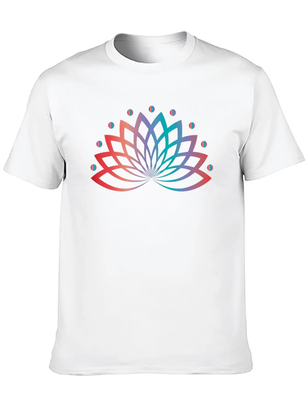 Aquatic Plant Lotus Flower Classic Fit Graphic Tee For Daily Comfort – Unisex Cotton Shirt