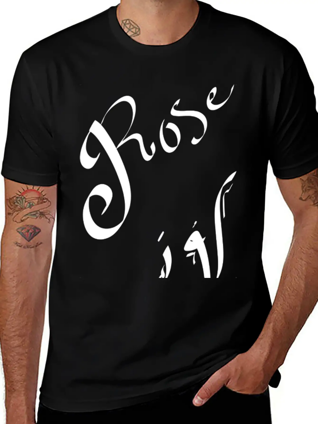 Arabic Calligraphy Breathable Graphic T-Shirt – Perfect For Casual Days