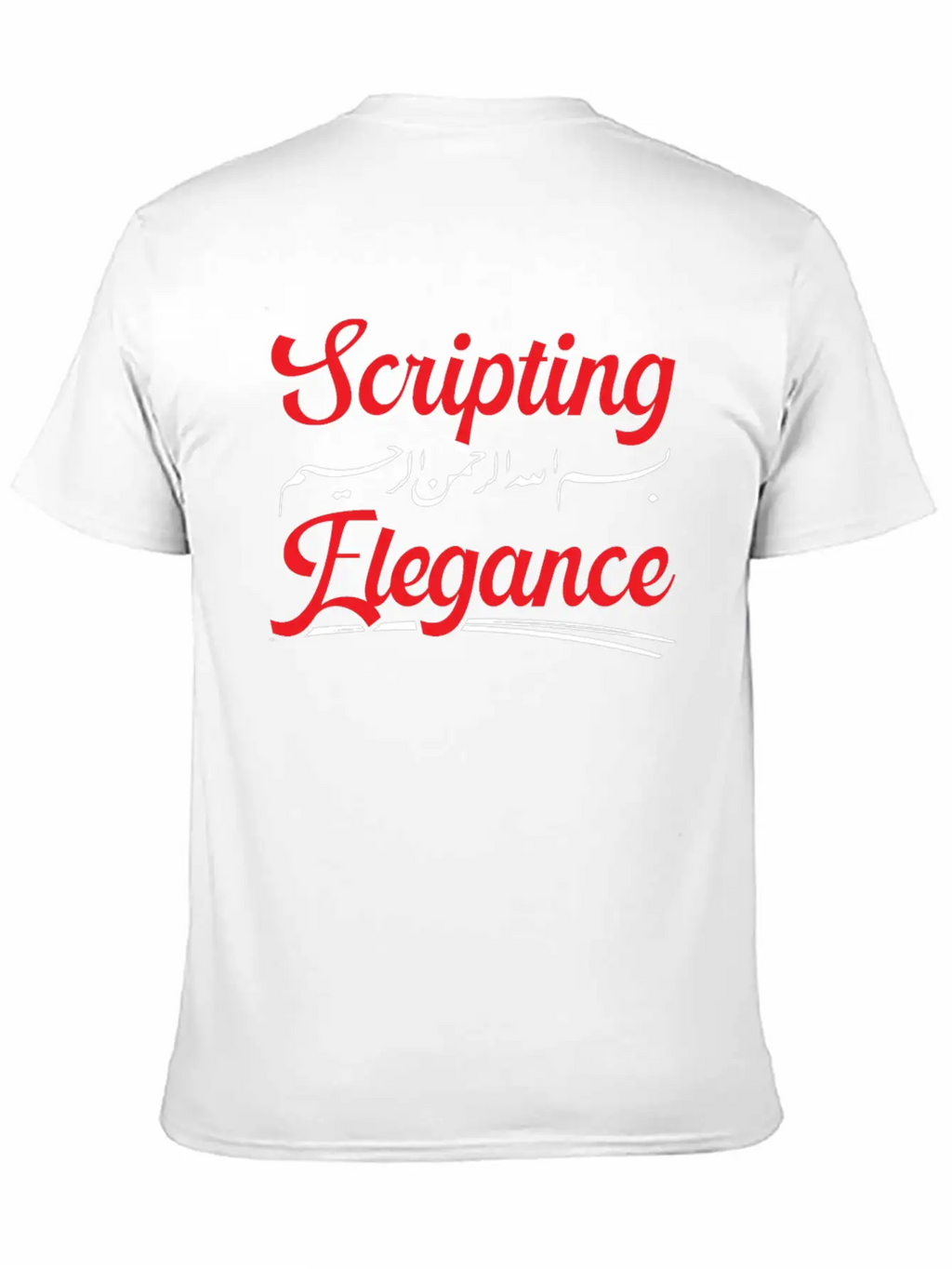 Arabic Calligraphy Calligraphic Writing Lettering Classic Fit Graphic Tee For Daily Comfort – Unisex Cotton Shirt