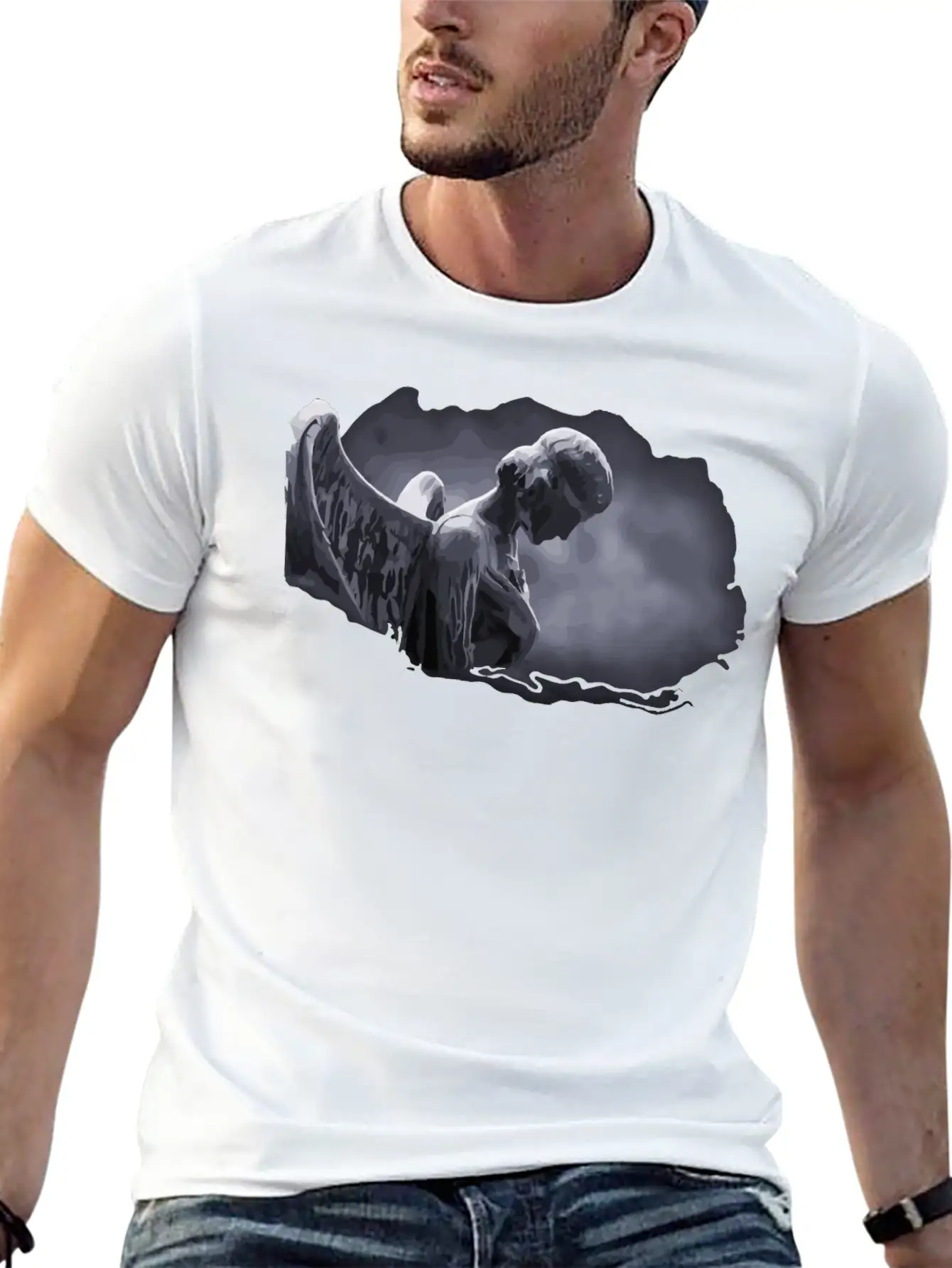 Archangel Classic Fit Graphic Tee For Daily Comfort – Unisex Cotton Shirt