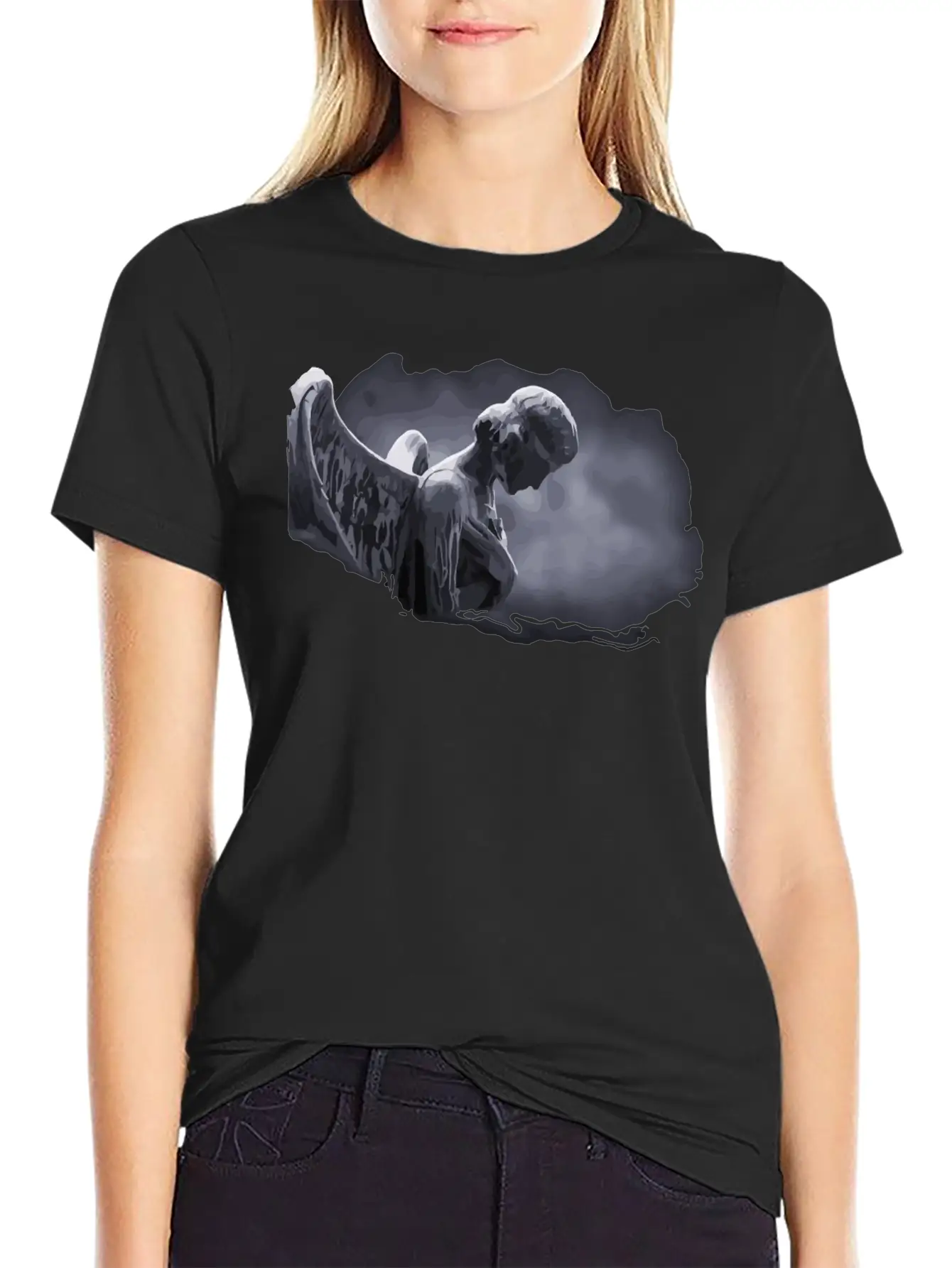 Archangel Classic Fit Graphic Tee For Daily Comfort – Unisex Cotton Shirt