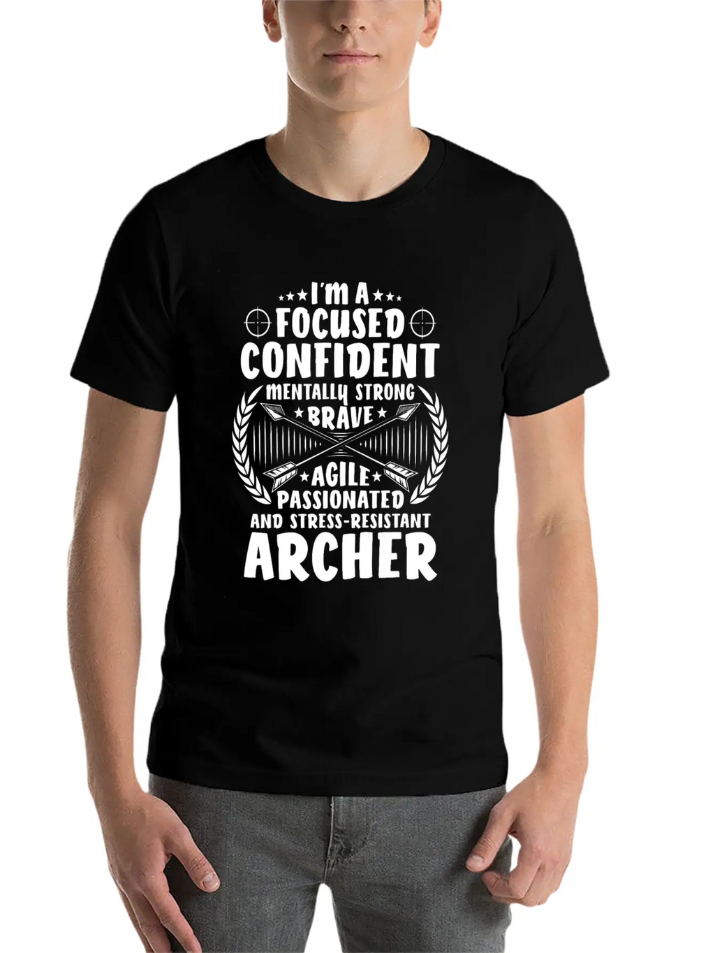 Archer Archery Bow Hunting Bowman Arrow Bow Hunter Lightweight Cotton T-Shirt – Daily Comfort Graphic Shirt