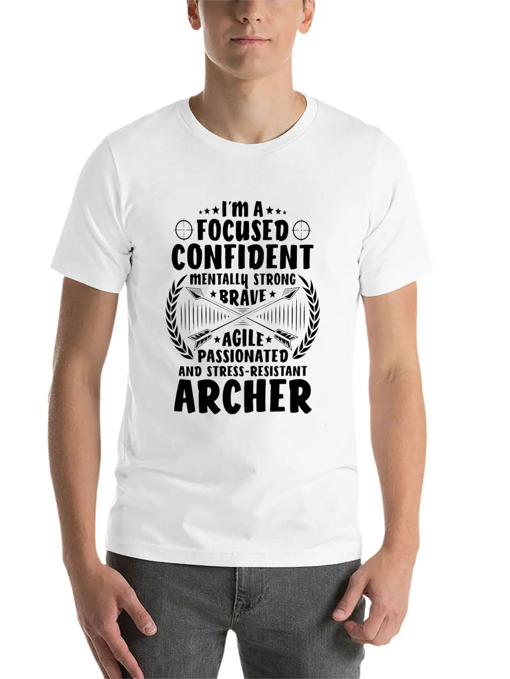 Archer Archery Bow Hunting Bowman Arrow Bow Hunter Lightweight Cotton T-Shirt – Daily Comfort Graphic Shirt