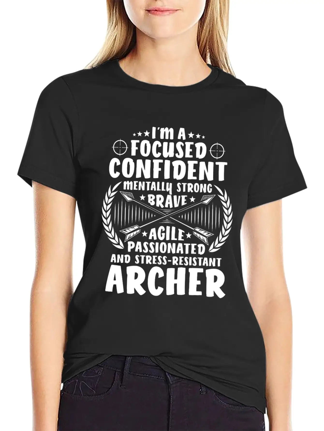 Archer Archery Bow Hunting Bowman Arrow Bow Hunter Lightweight Cotton T-Shirt – Daily Comfort Graphic Shirt