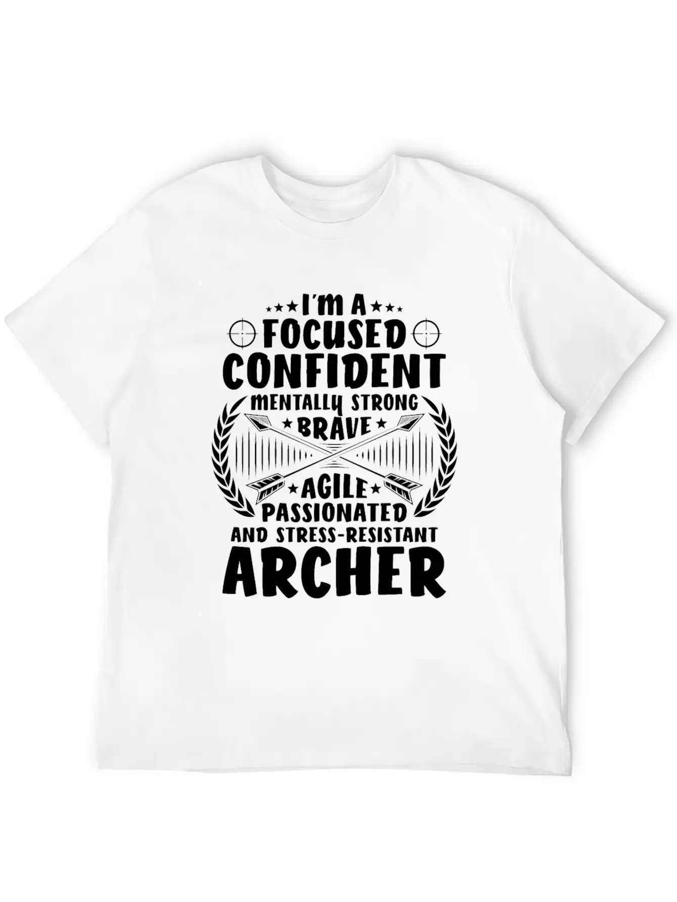 Archer Archery Bow Hunting Bowman Arrow Bow Hunter Lightweight Cotton T-Shirt – Daily Comfort Graphic Shirt