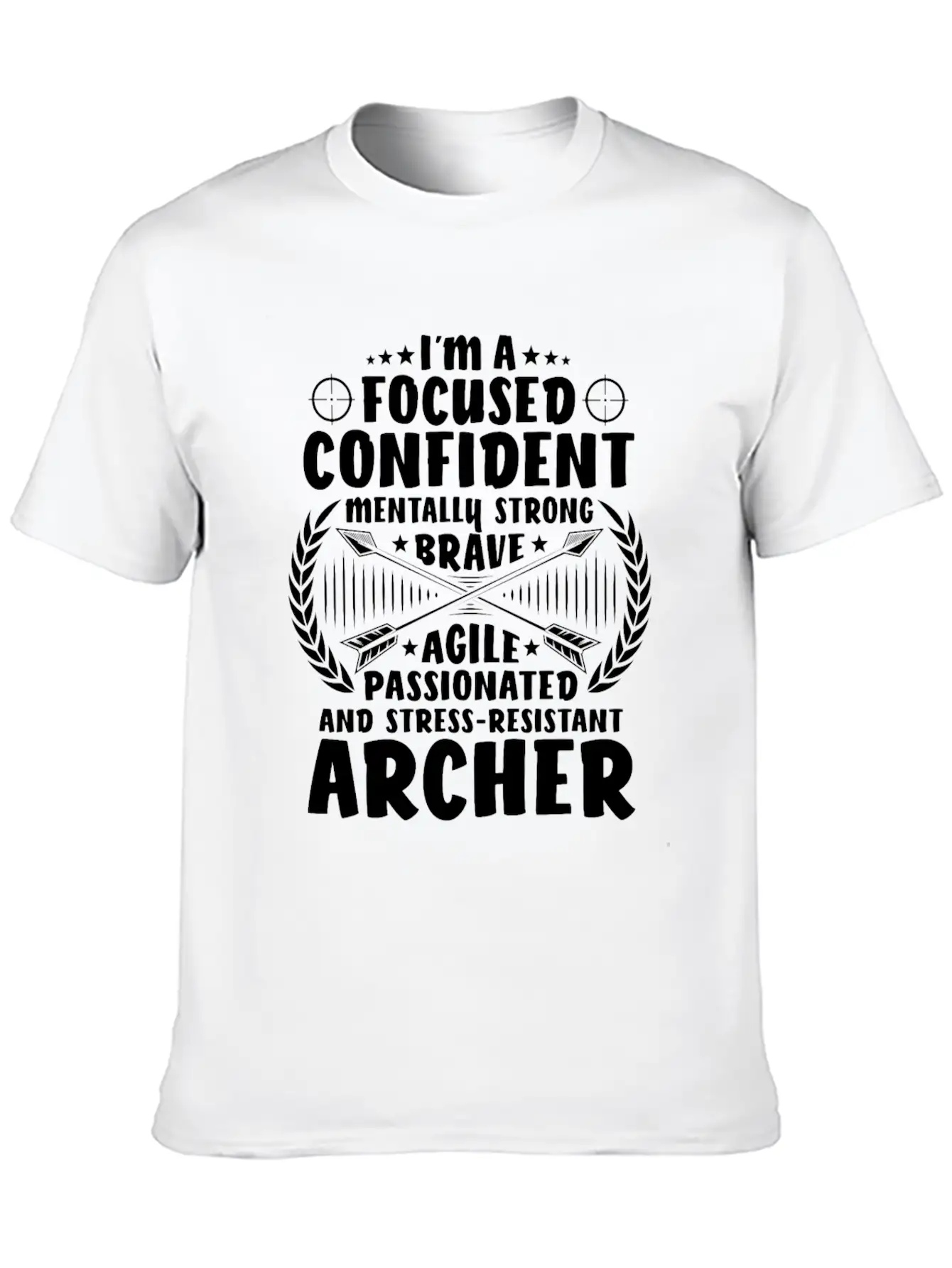 Archer Archery Bow Hunting Bowman Arrow Bow Hunter Lightweight Cotton T-Shirt – Daily Comfort Graphic Shirt