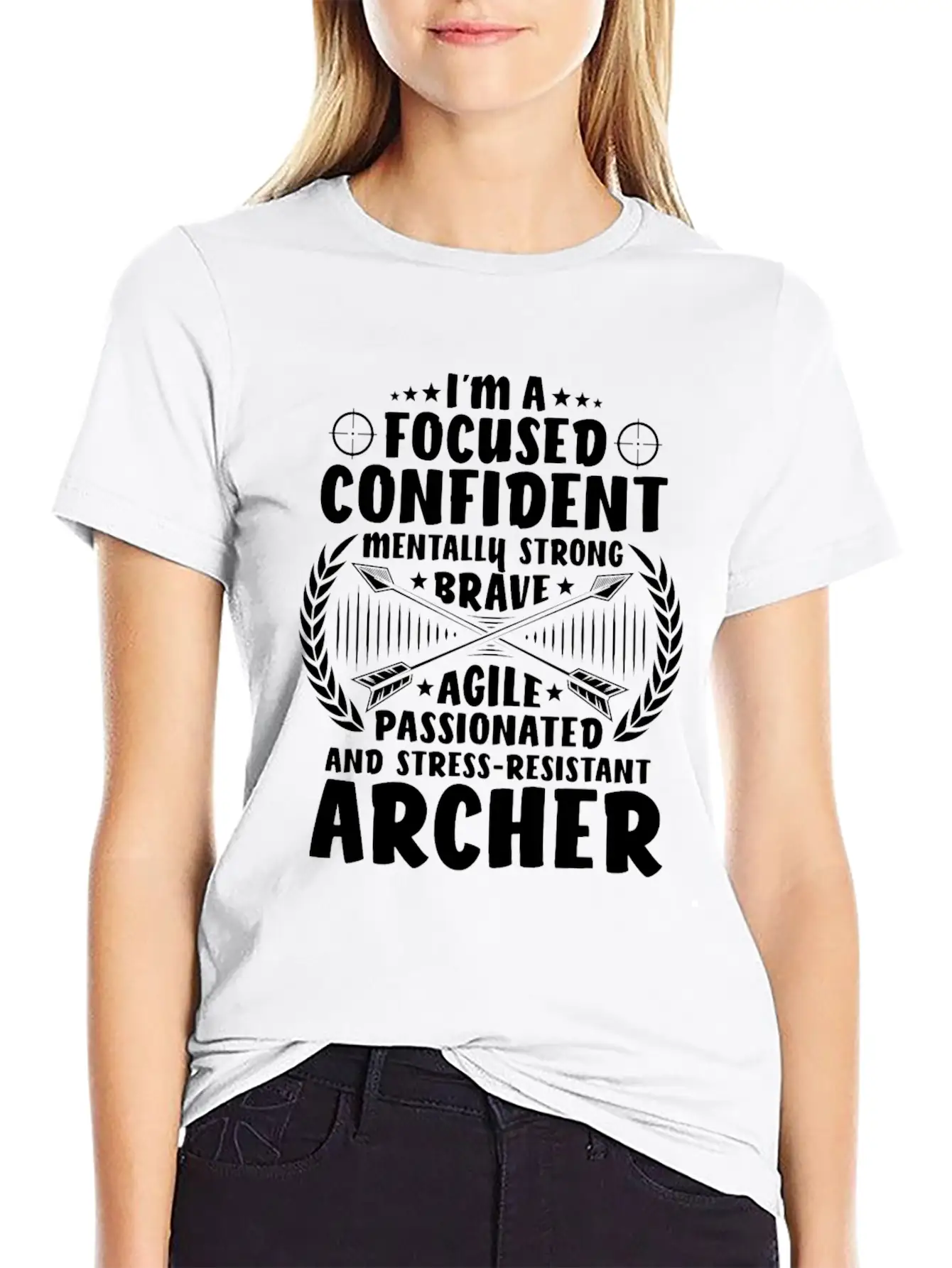 Archer Archery Bow Hunting Bowman Arrow Bow Hunter Lightweight Cotton T-Shirt – Daily Comfort Graphic Shirt