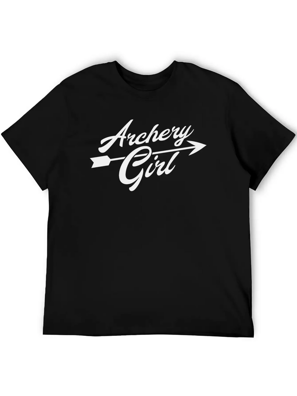 Archer Girl Arrow Motif Classic Cotton Tee – Unisex Comfort For Any Season