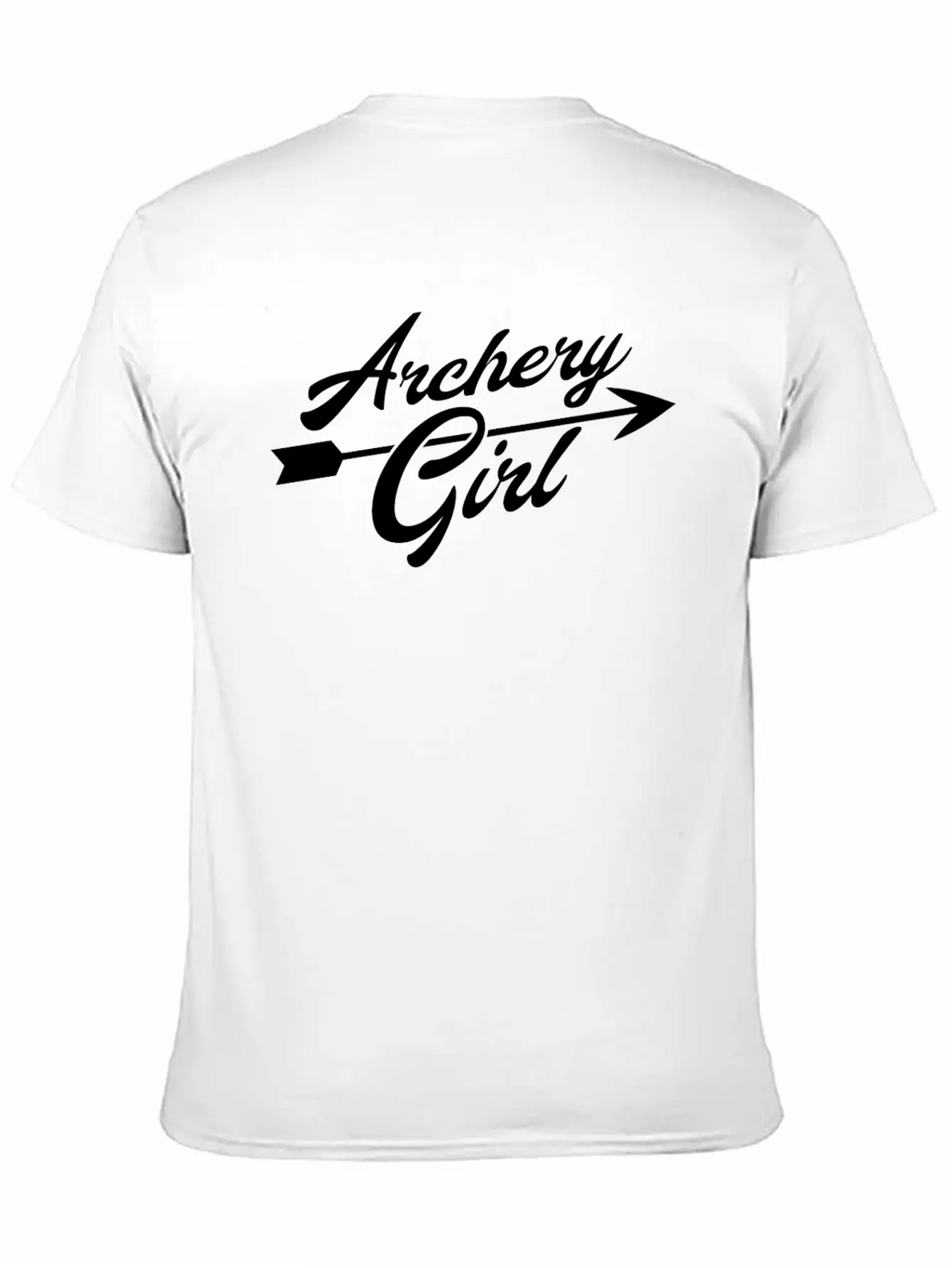Archer Girl Arrow Motif Classic Cotton Tee – Unisex Comfort For Any Season