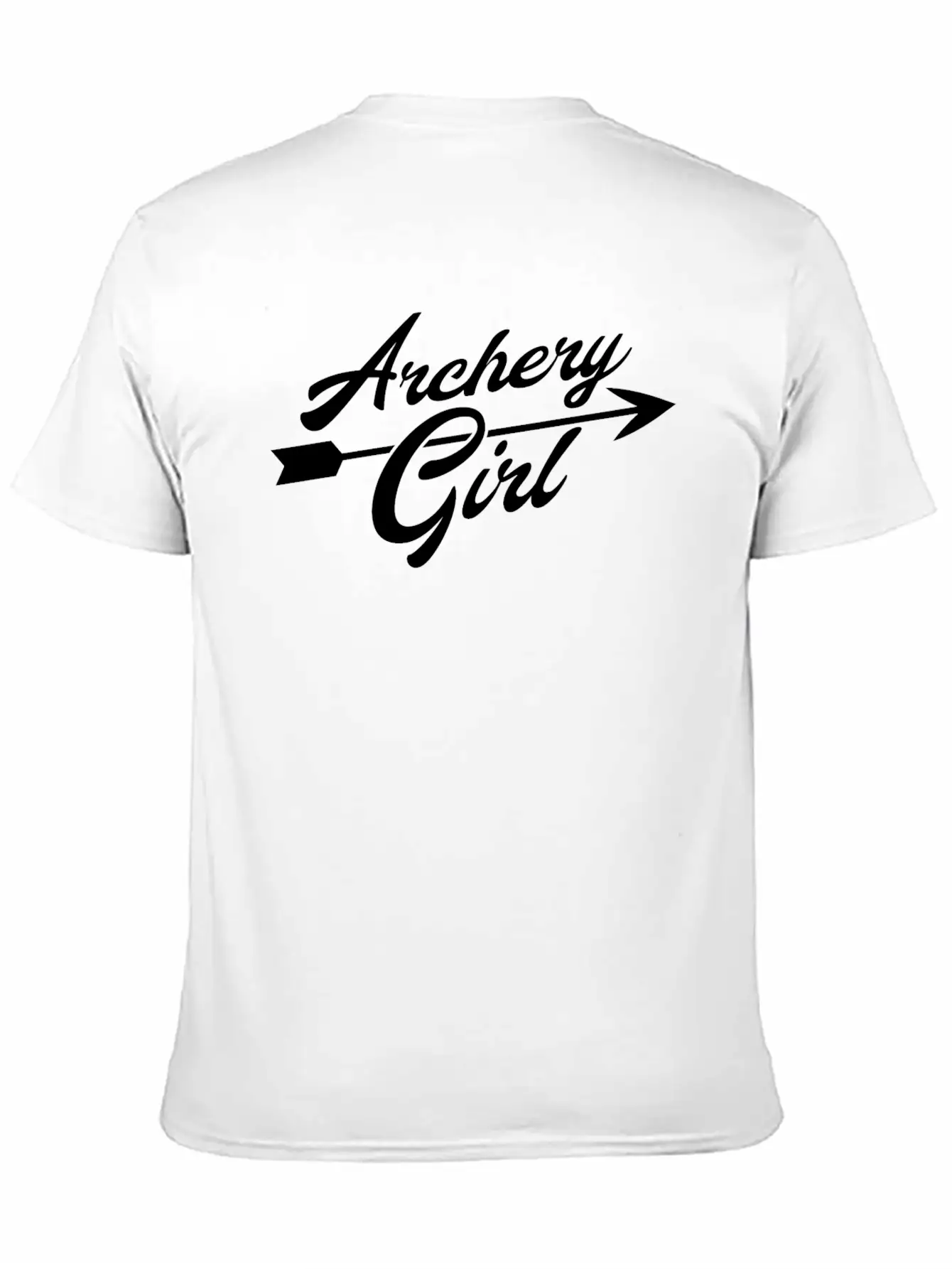 Archer Girl Arrow Motif Classic Cotton Tee – Unisex Comfort For Any Season