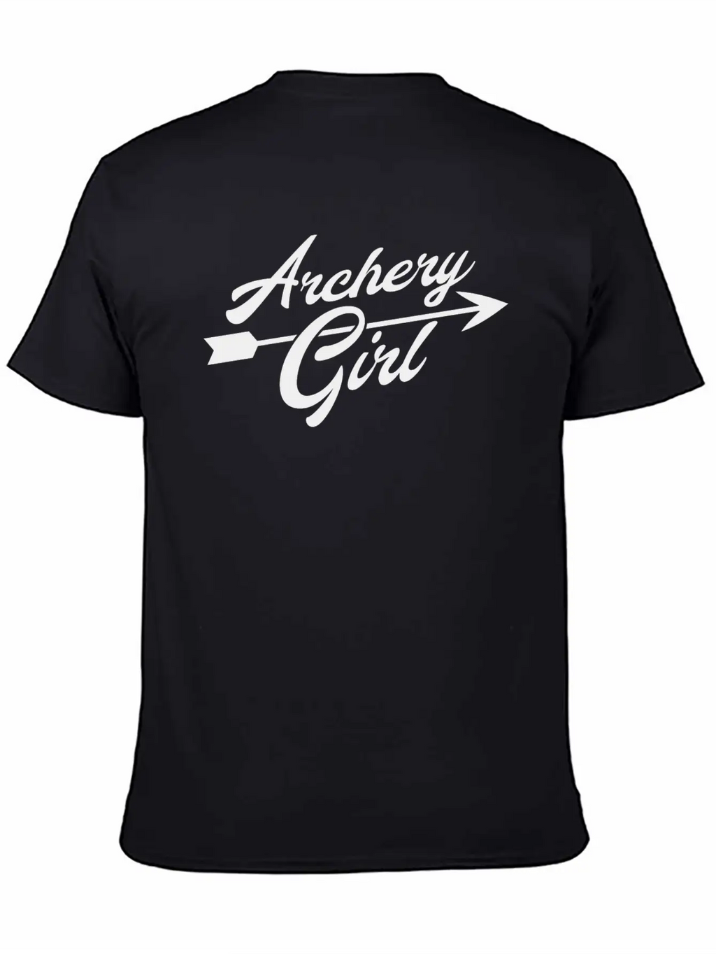 Archer Girl Arrow Motif Classic Cotton Tee – Unisex Comfort For Any Season