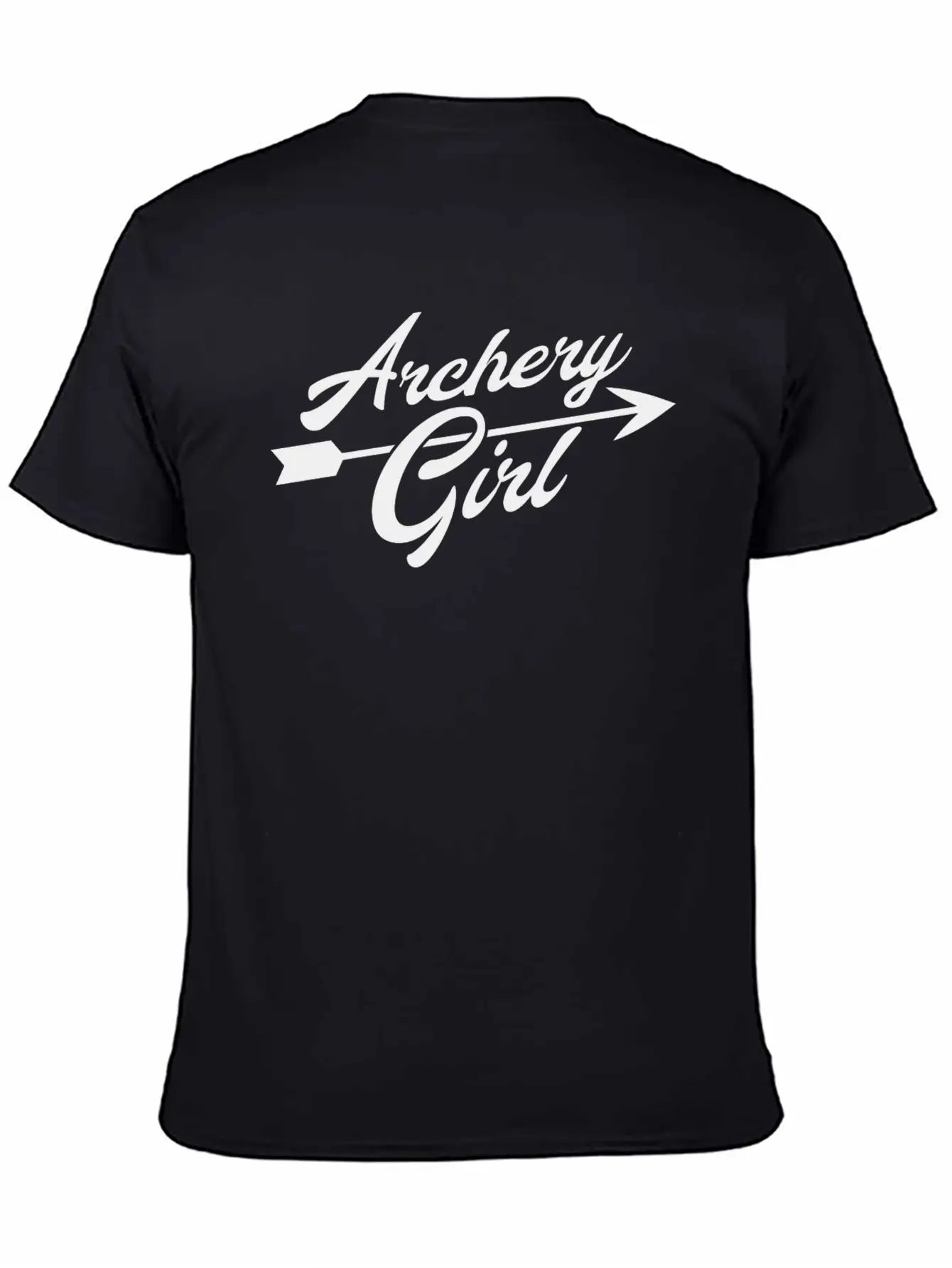 Archer Girl Arrow Motif Classic Cotton Tee – Unisex Comfort For Any Season