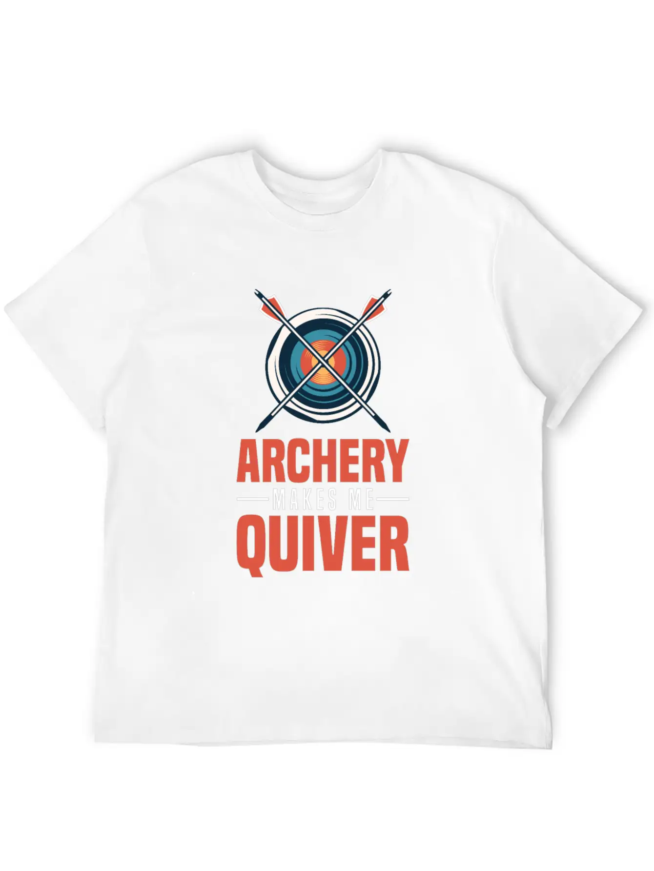 Archery Archer Bowman Simple Everyday Graphic Tee – Lightweight Summer Wear