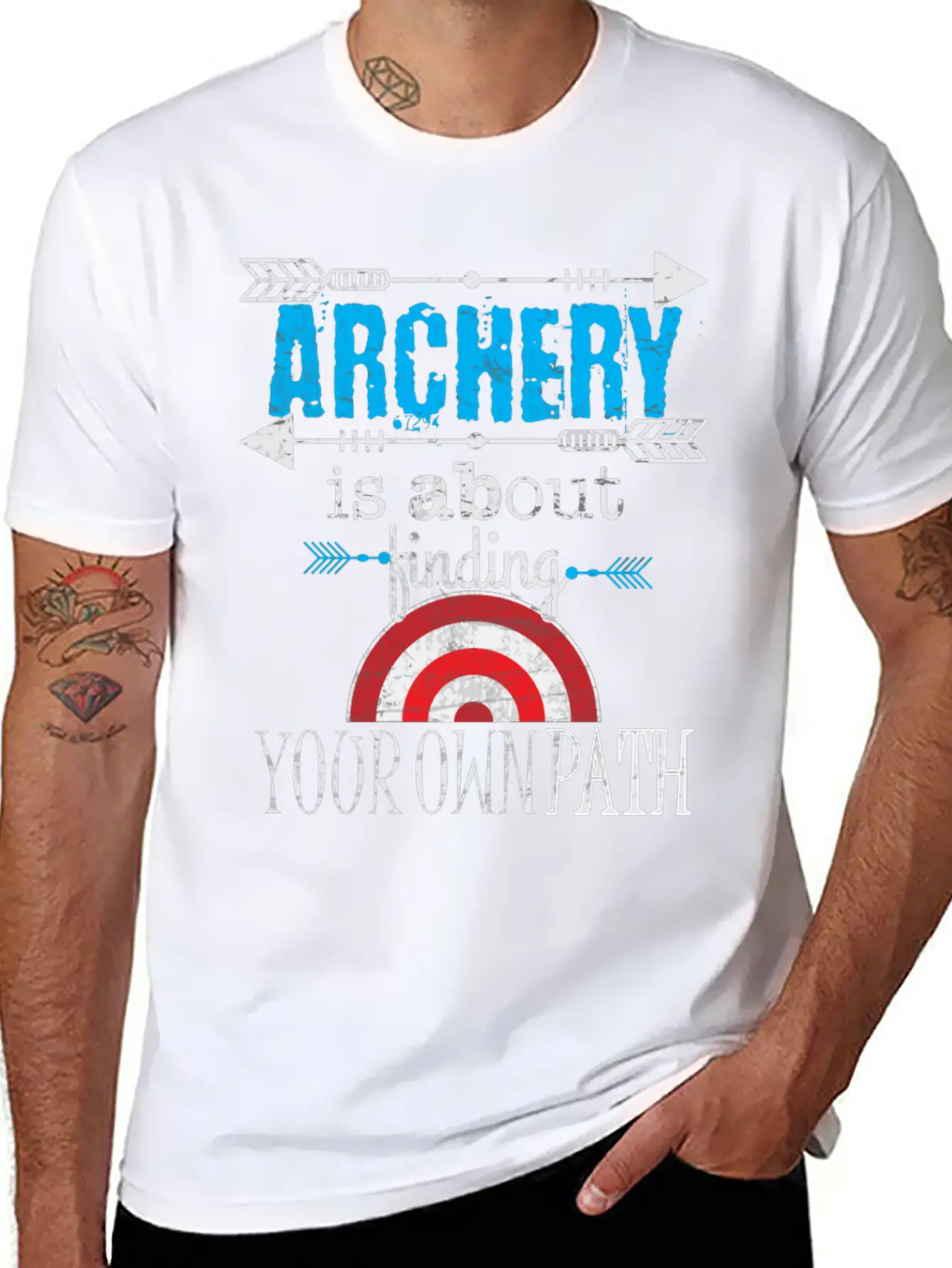 Archery - Archery Simple Everyday Graphic Tee – Lightweight Summer Wear