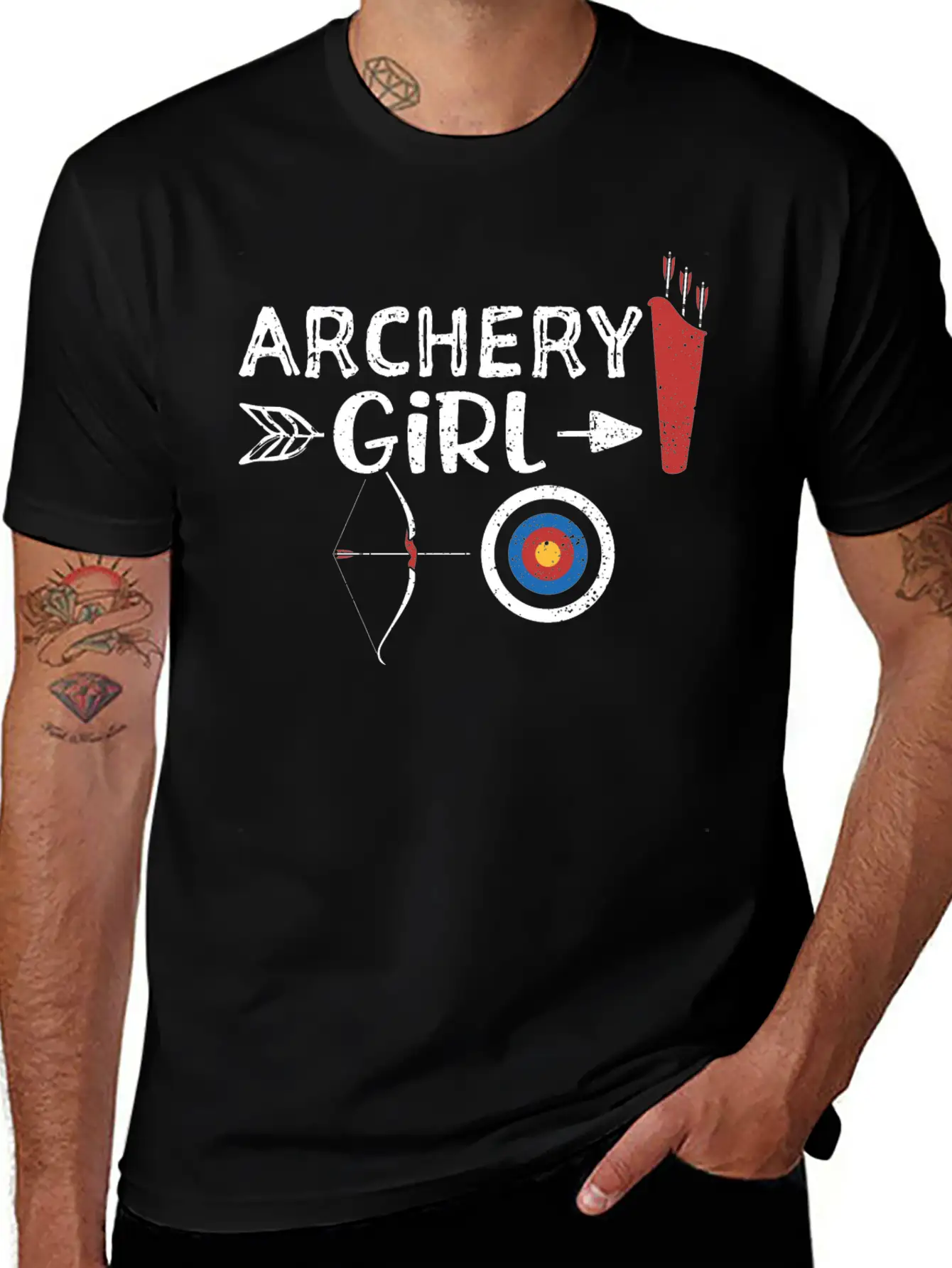 Archery Girl - Archery Timeless Short Sleeve Tee – Comfy And Minimalist Design