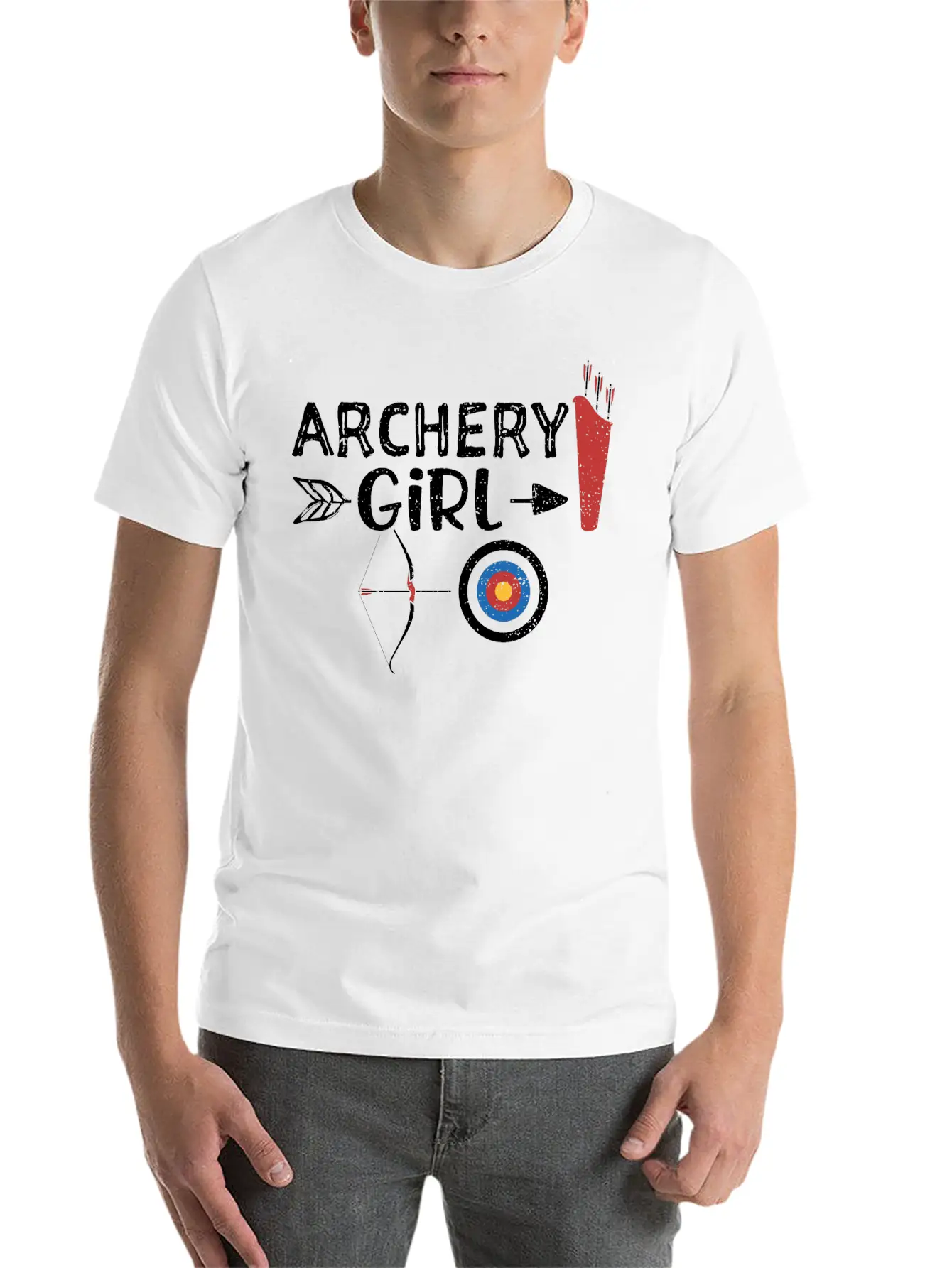 Archery Girl - Archery Timeless Short Sleeve Tee – Comfy And Minimalist Design