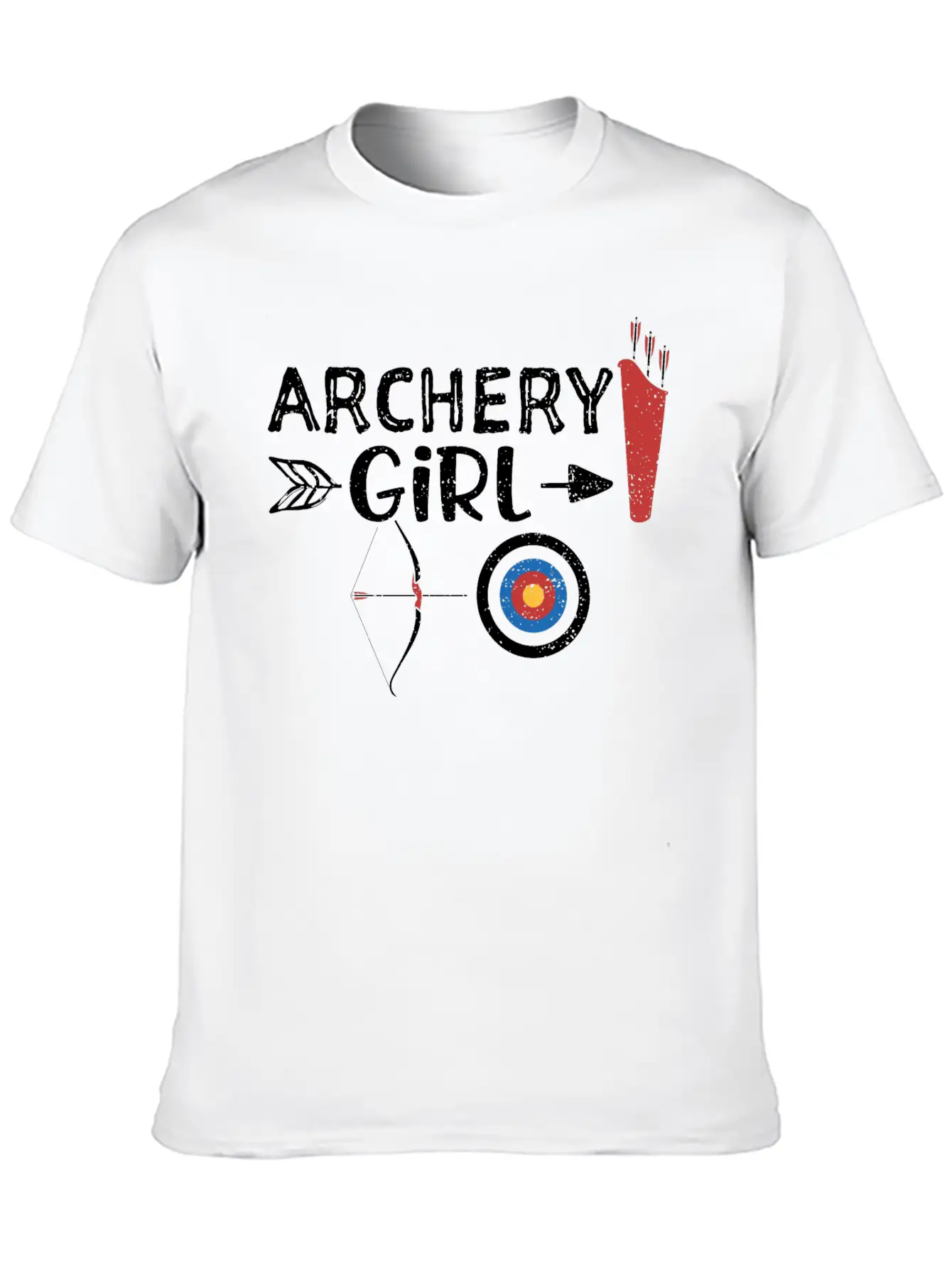 Archery Girl - Archery Timeless Short Sleeve Tee – Comfy And Minimalist Design
