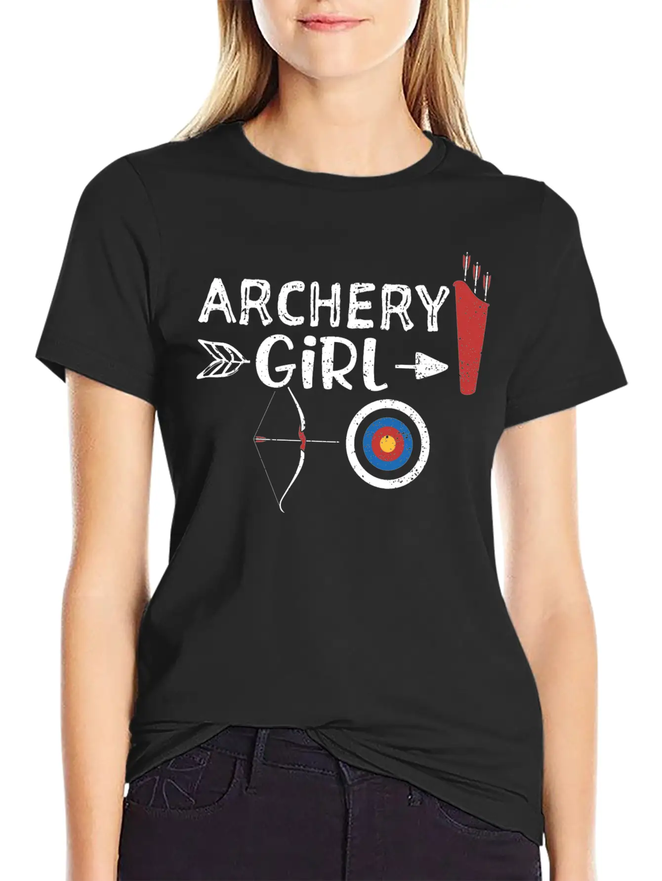 Archery Girl - Archery Timeless Short Sleeve Tee – Comfy And Minimalist Design