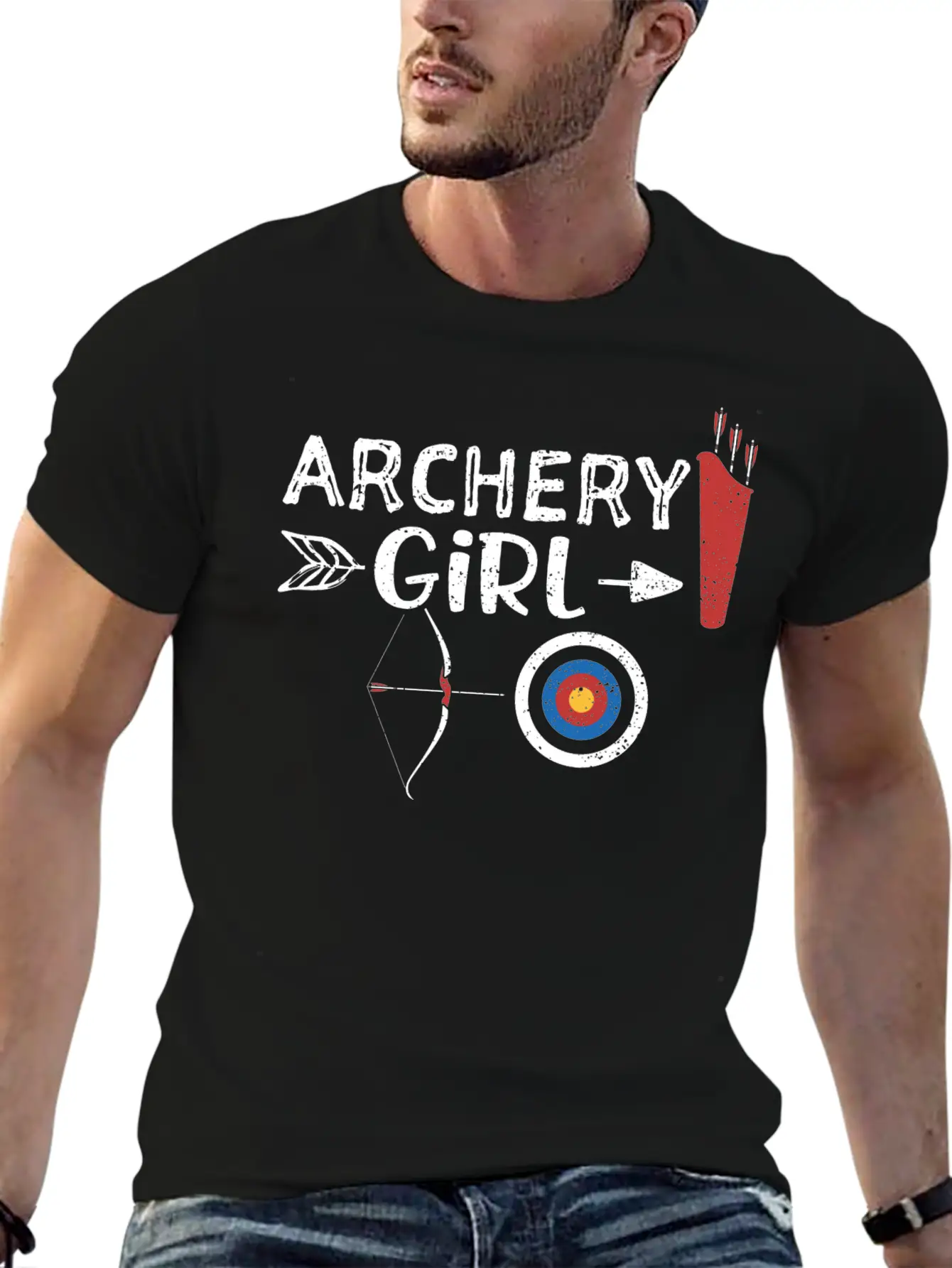 Archery Girl - Archery Timeless Short Sleeve Tee – Comfy And Minimalist Design
