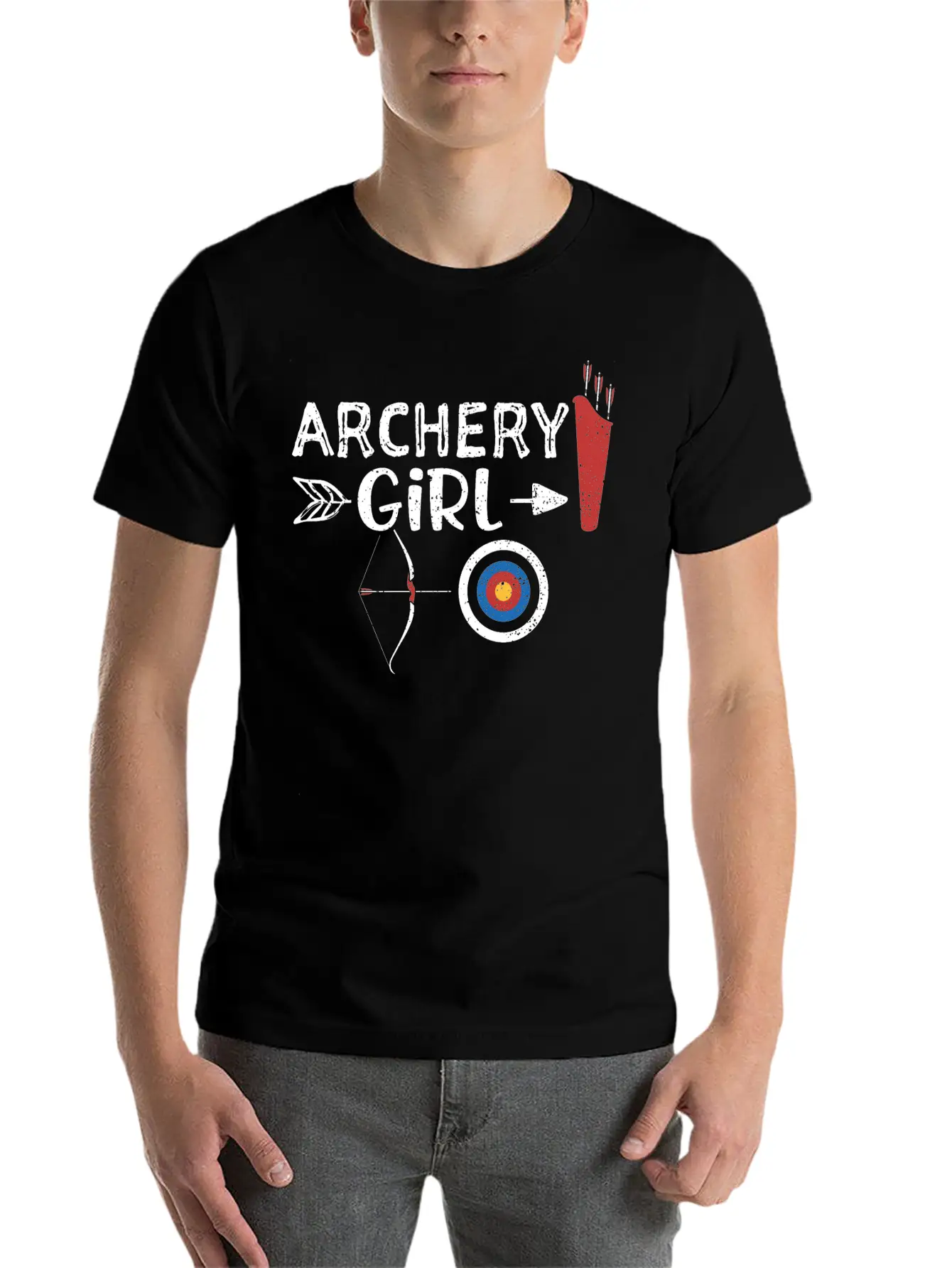 Archery Girl - Archery Timeless Short Sleeve Tee – Comfy And Minimalist Design
