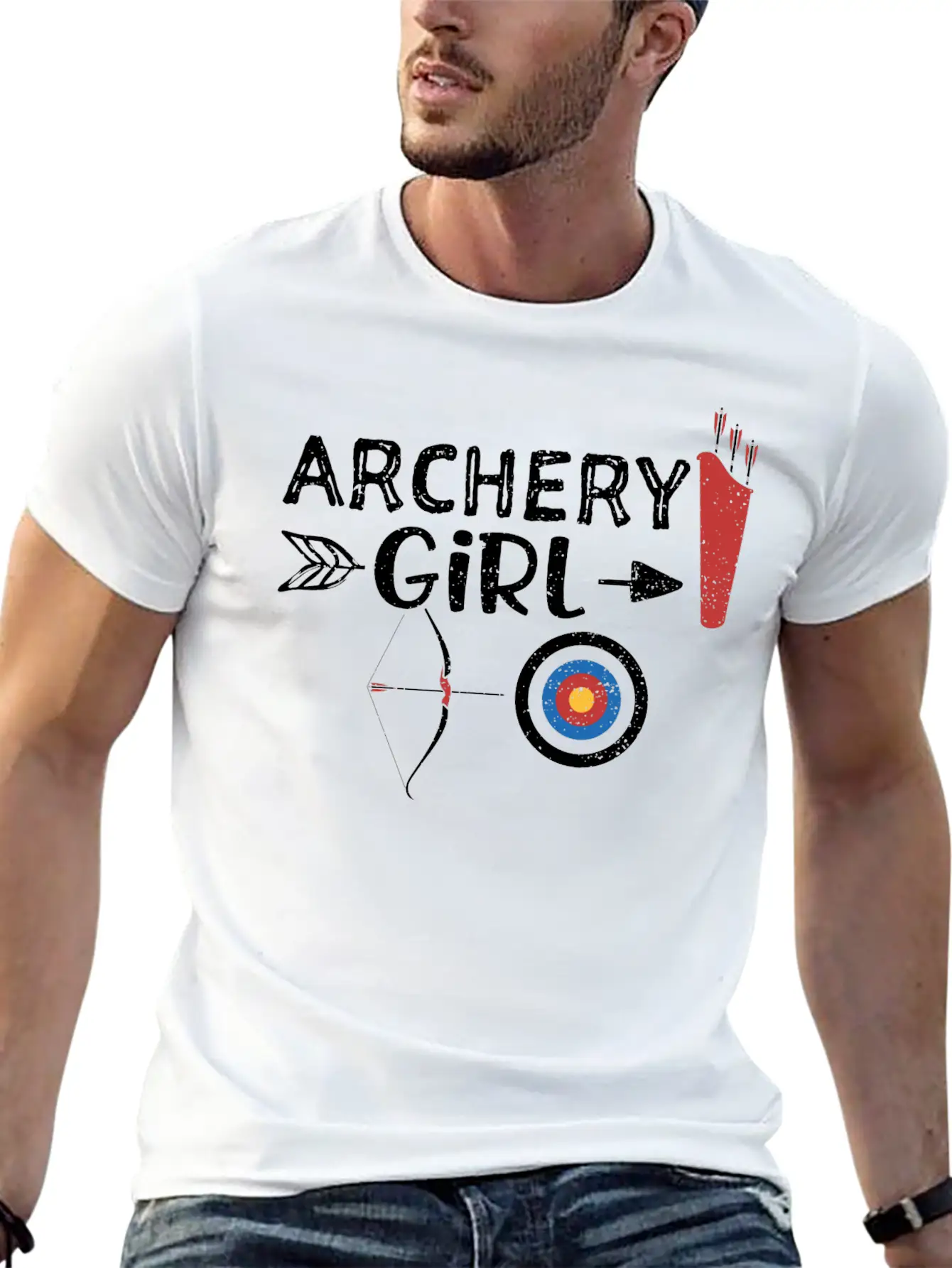 Archery Girl - Archery Timeless Short Sleeve Tee – Comfy And Minimalist Design