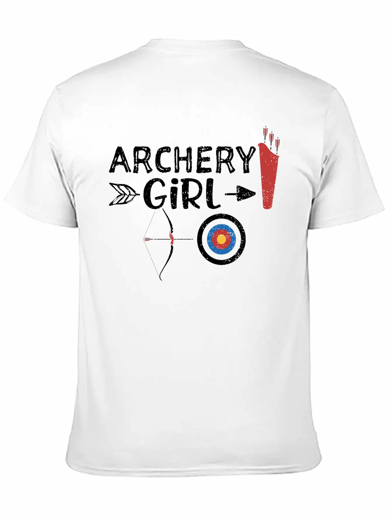 Archery Girl - Archery Timeless Short Sleeve Tee – Comfy And Minimalist Design