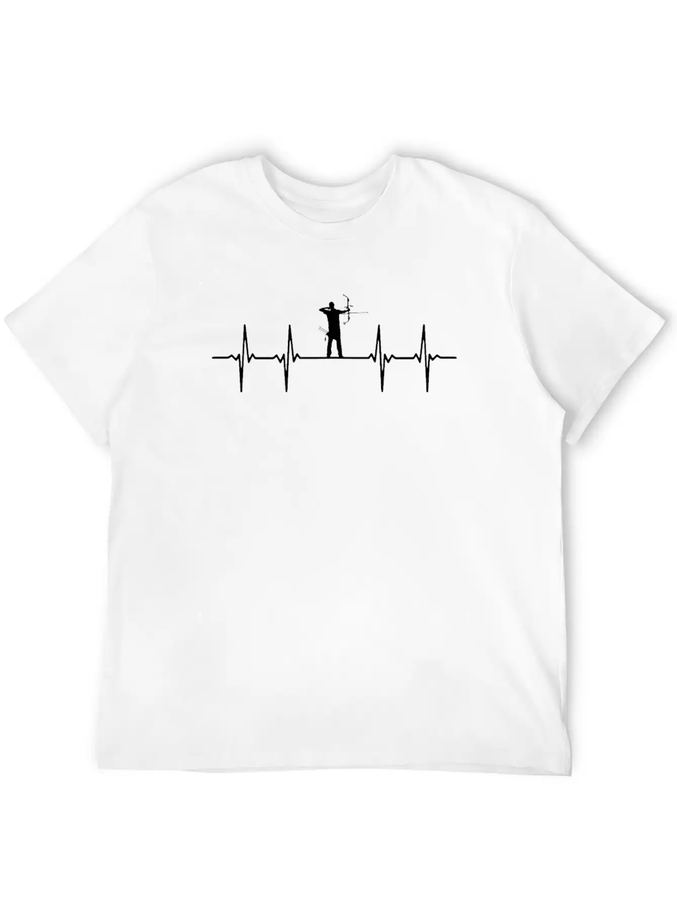 Archery Heartbeat Classic Crew Neck Graphic Tee – Everyday Minimal Look