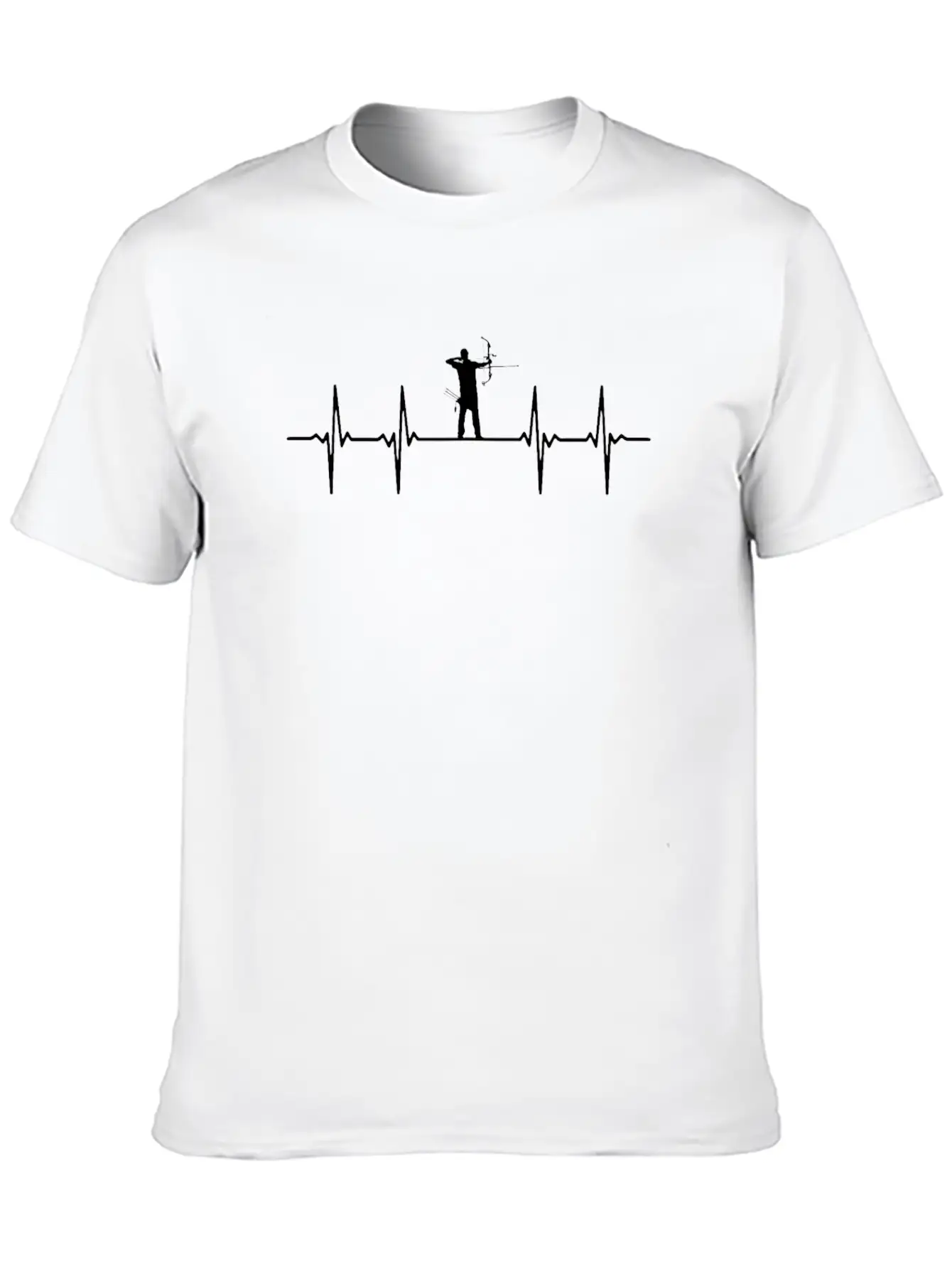Archery Heartbeat Classic Crew Neck Graphic Tee – Everyday Minimal Look