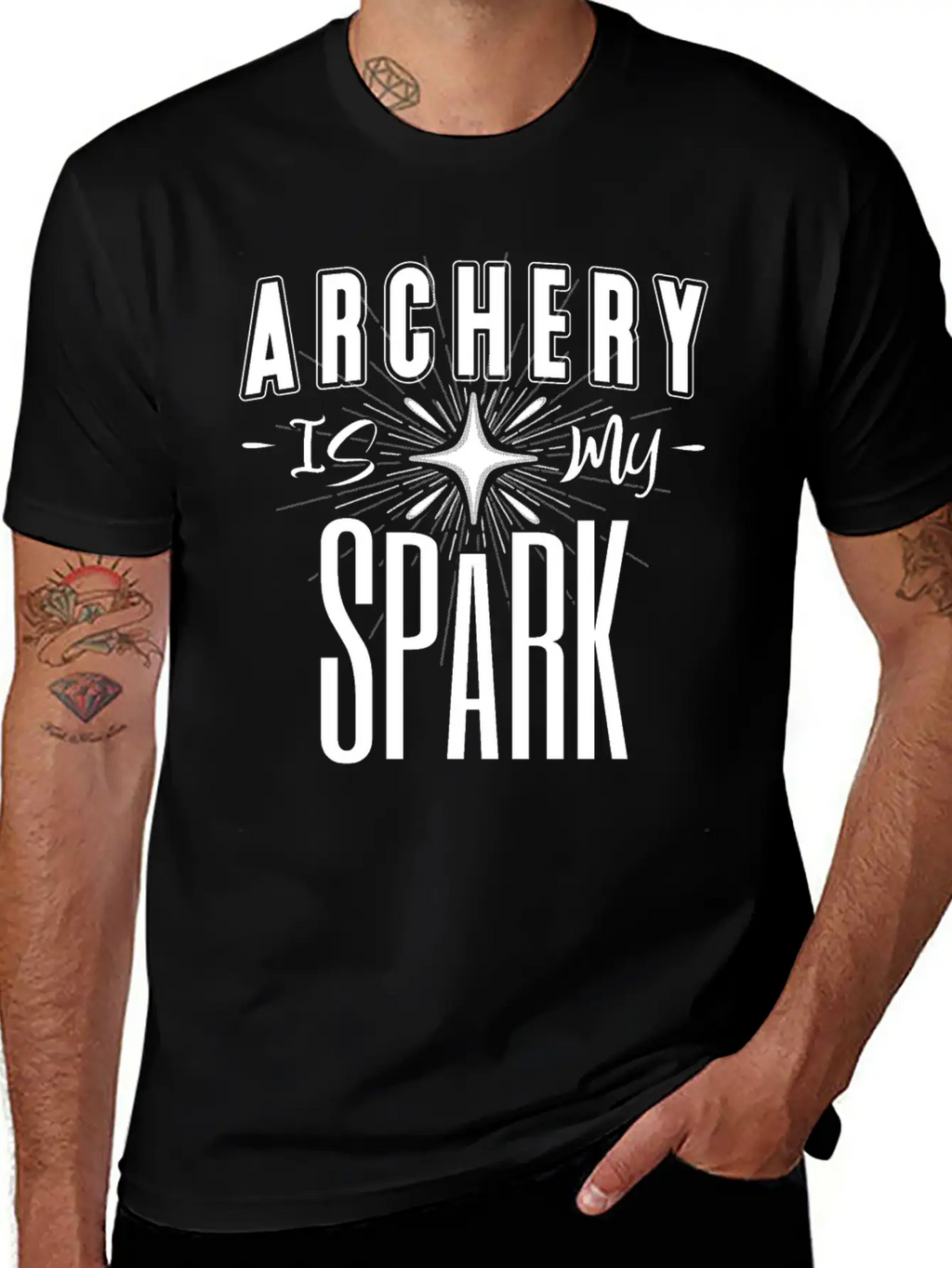 Archery Is My Spark Comfortable Minimalist Graphic Tee – Summer Style Essential