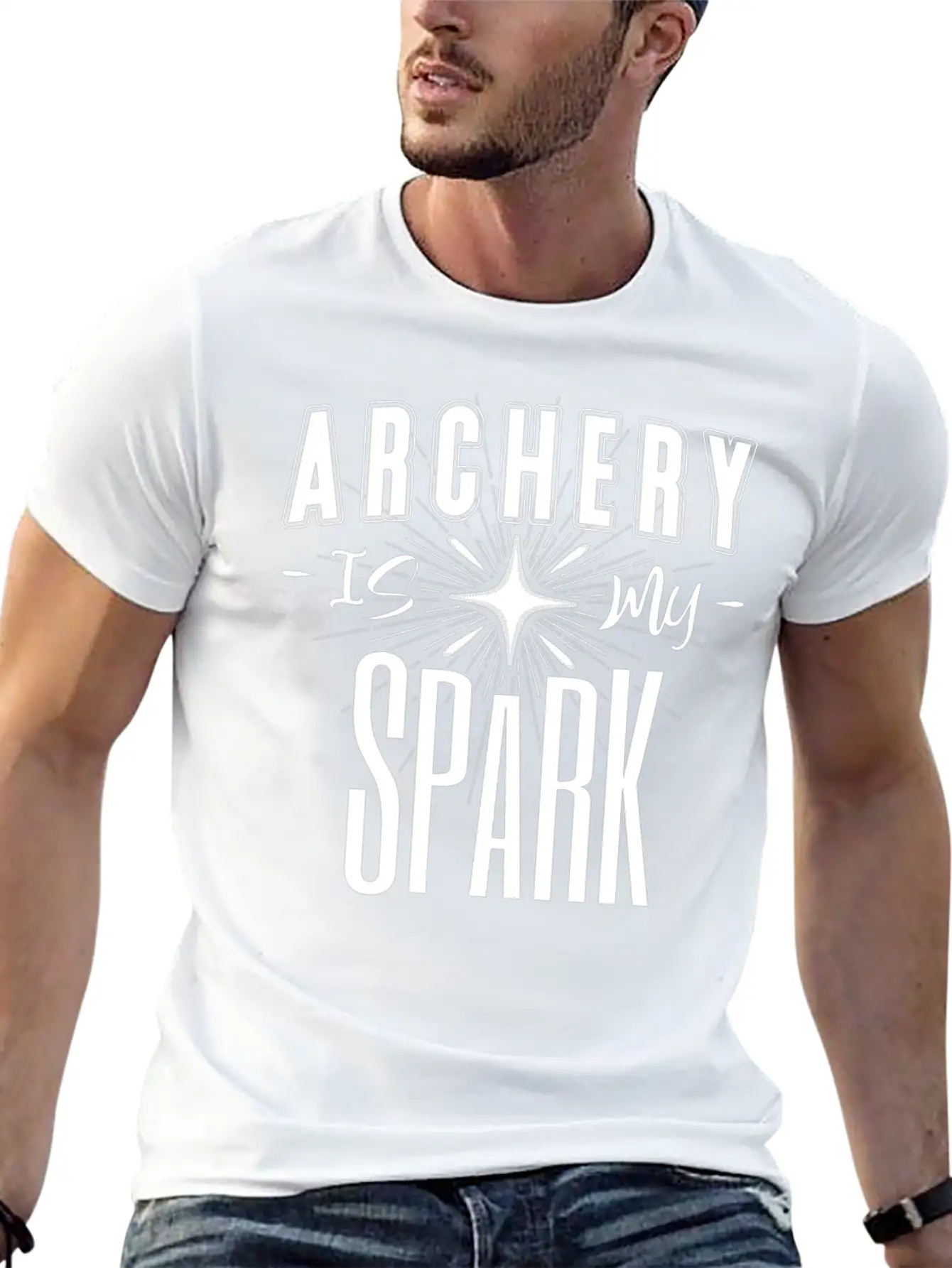 Archery Is My Spark Comfortable Minimalist Graphic Tee – Summer Style Essential