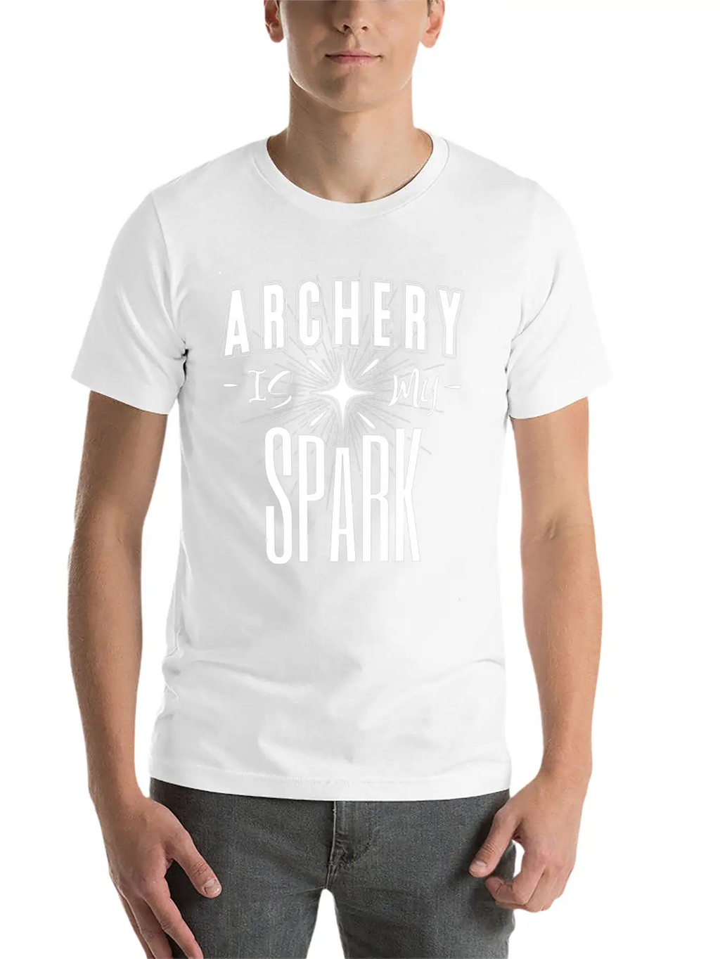 Archery Is My Spark Comfortable Minimalist Graphic Tee – Summer Style Essential