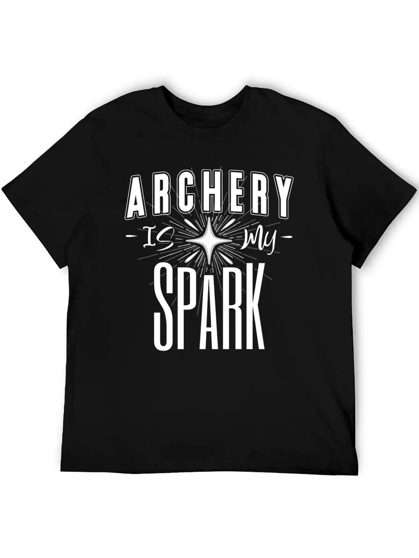 Archery Is My Spark Comfortable Minimalist Graphic Tee – Summer Style Essential