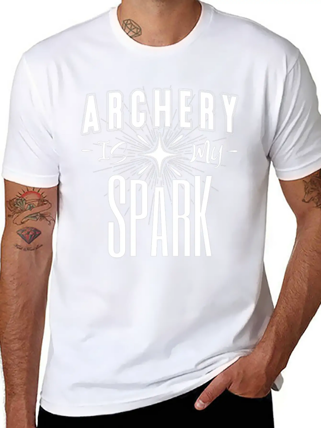 Archery Is My Spark Comfortable Minimalist Graphic Tee – Summer Style Essential