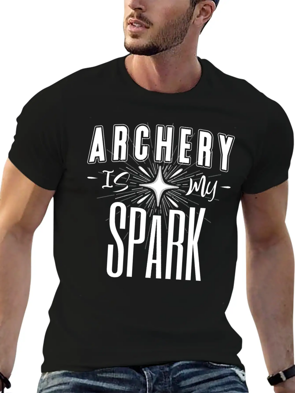 Archery Is My Spark Comfortable Minimalist Graphic Tee – Summer Style Essential