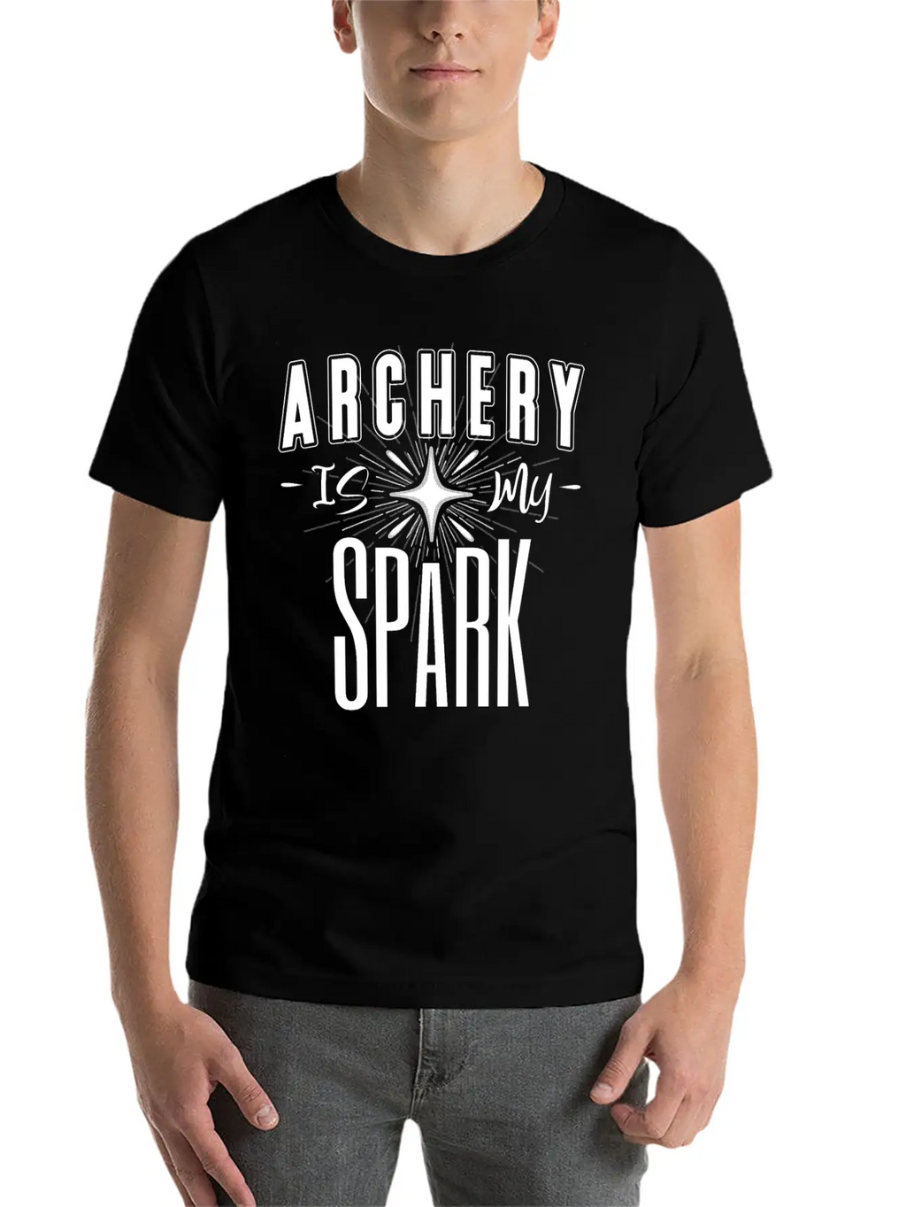 Archery Is My Spark Comfortable Minimalist Graphic Tee – Summer Style Essential