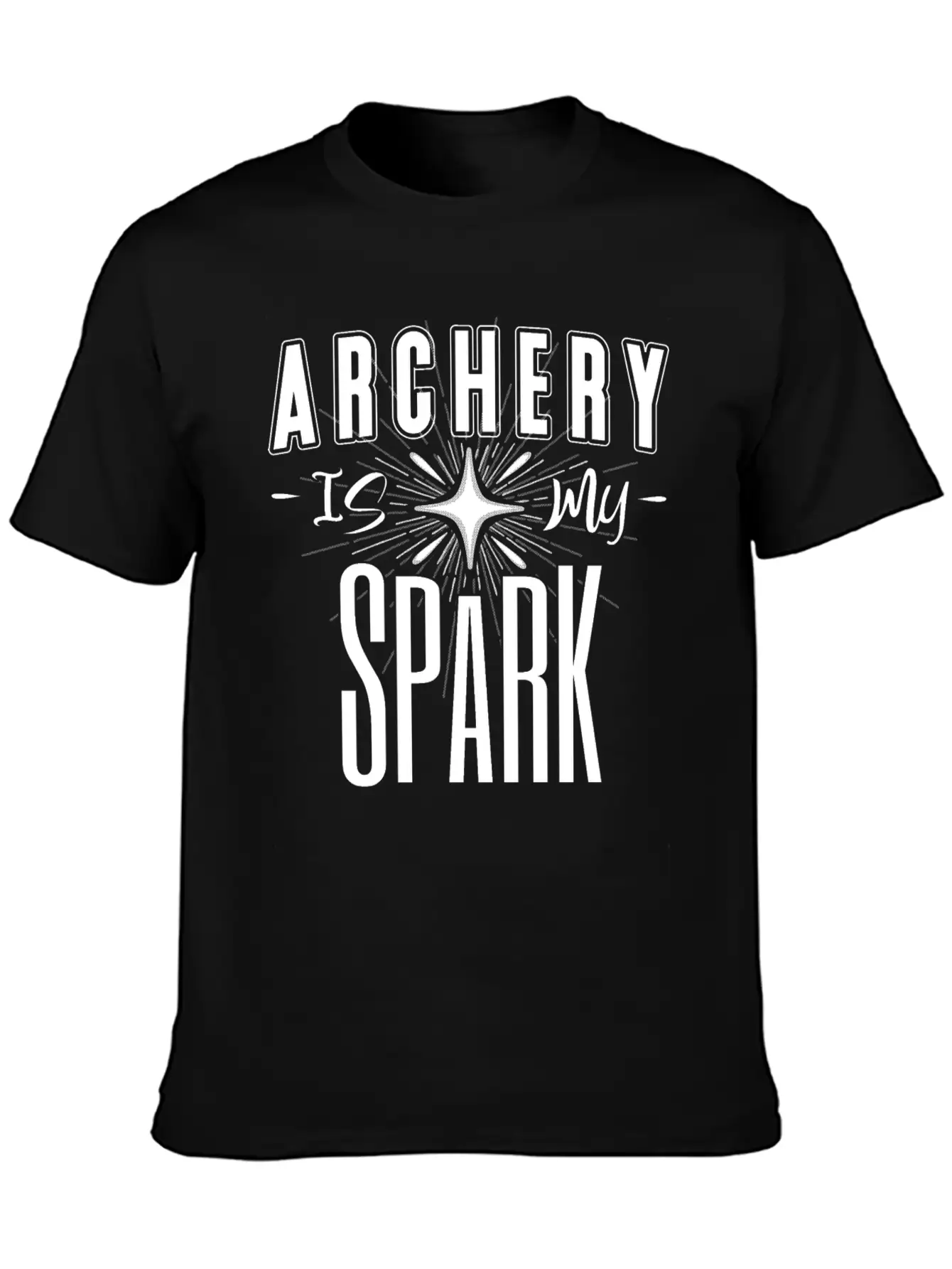 Archery Is My Spark Simple Everyday Graphic Tee – Lightweight Summer Wear