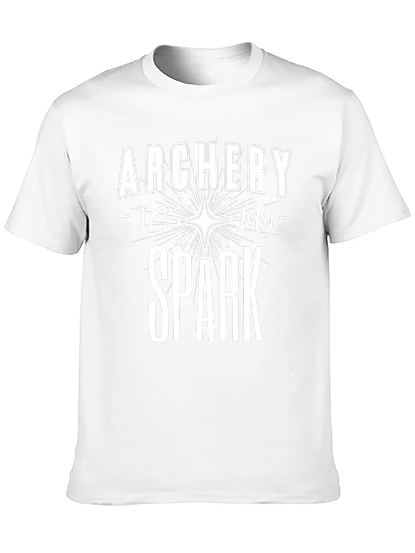 Archery Is My Spark Simple Everyday Graphic Tee – Lightweight Summer Wear