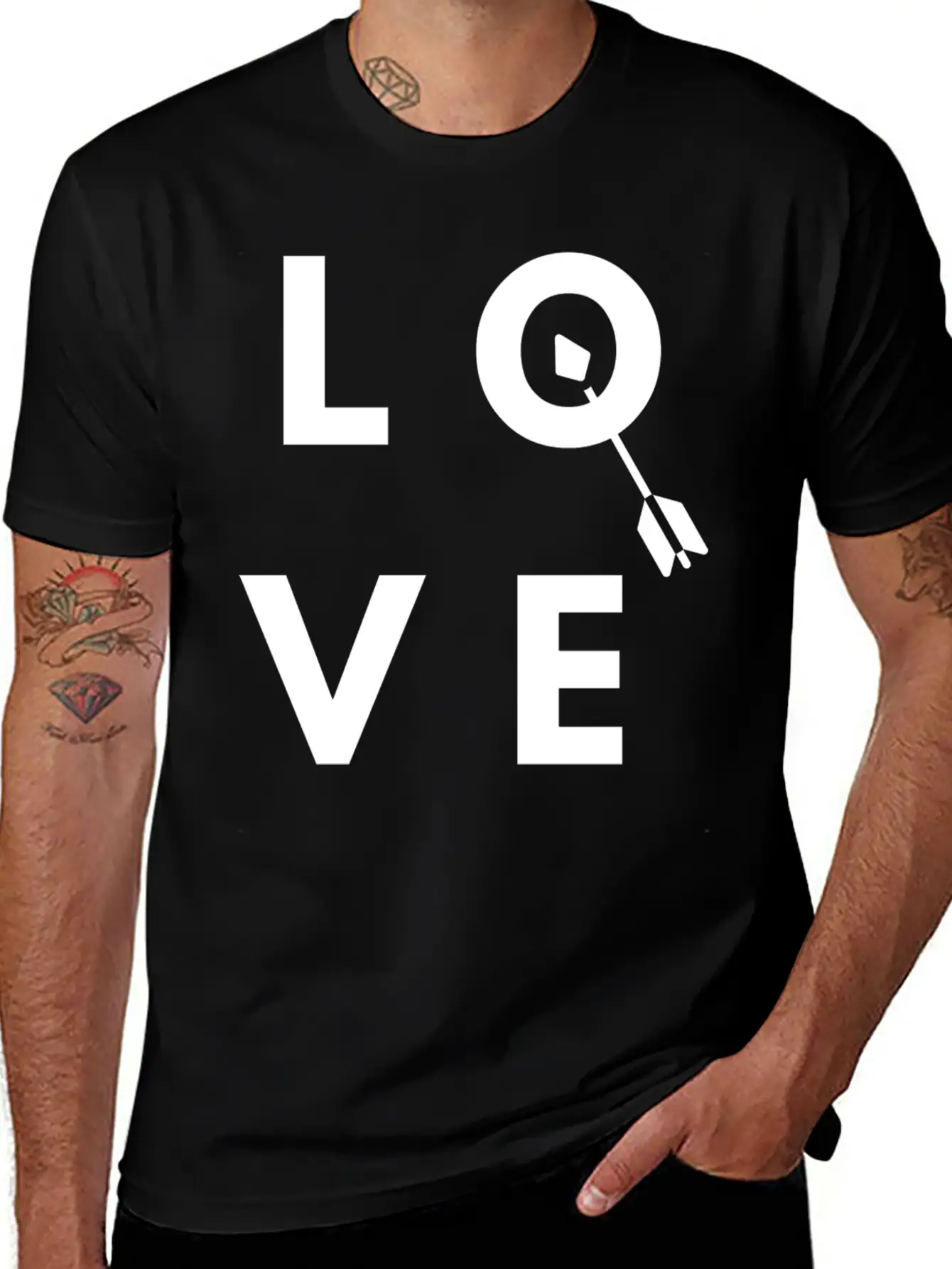 Archery Love Girl Arrow Bow Lover Heart Classic Cotton Tee – Unisex Comfort For Any Season