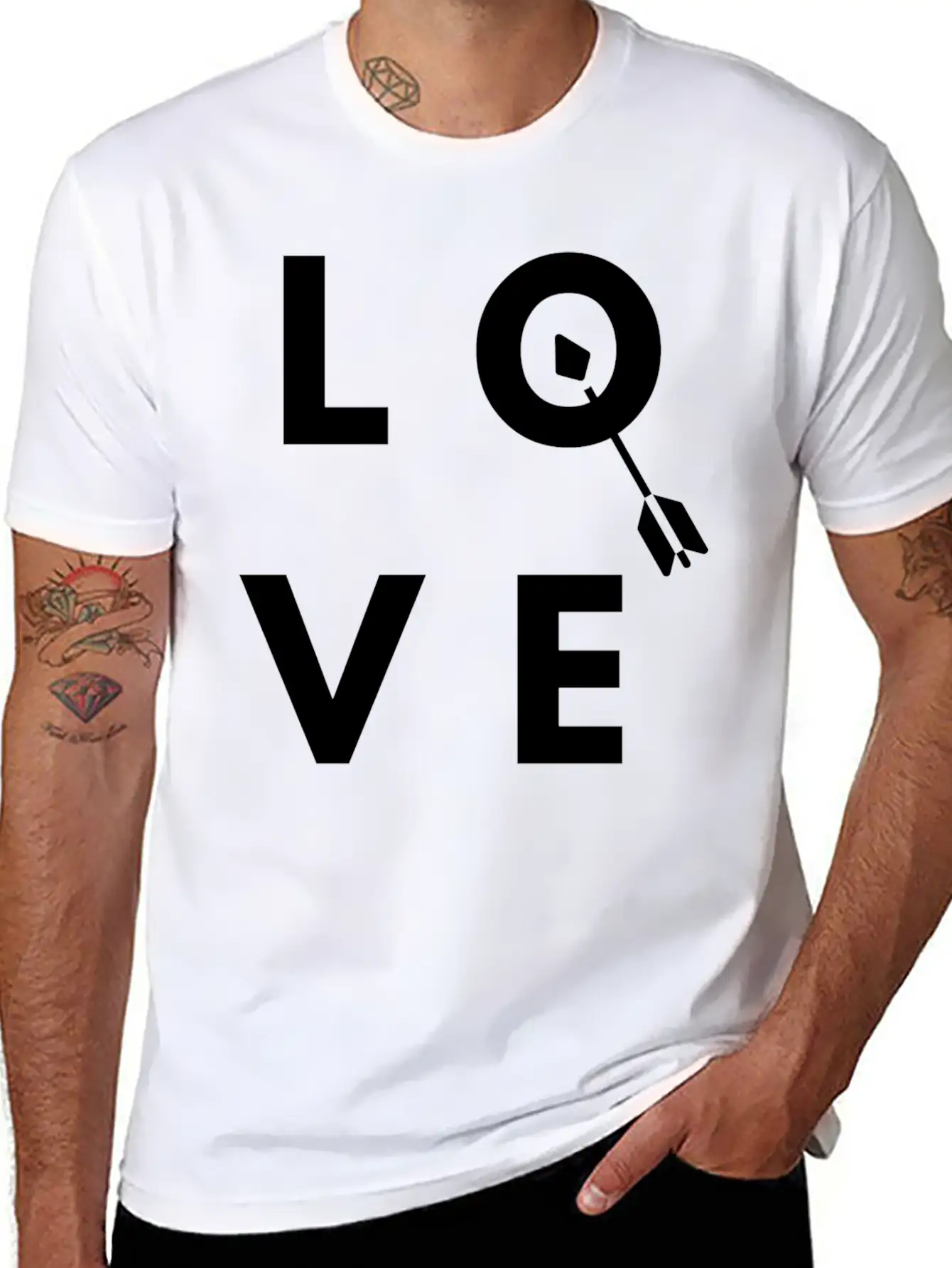 Archery Love Girl Arrow Bow Lover Heart Classic Cotton Tee – Unisex Comfort For Any Season