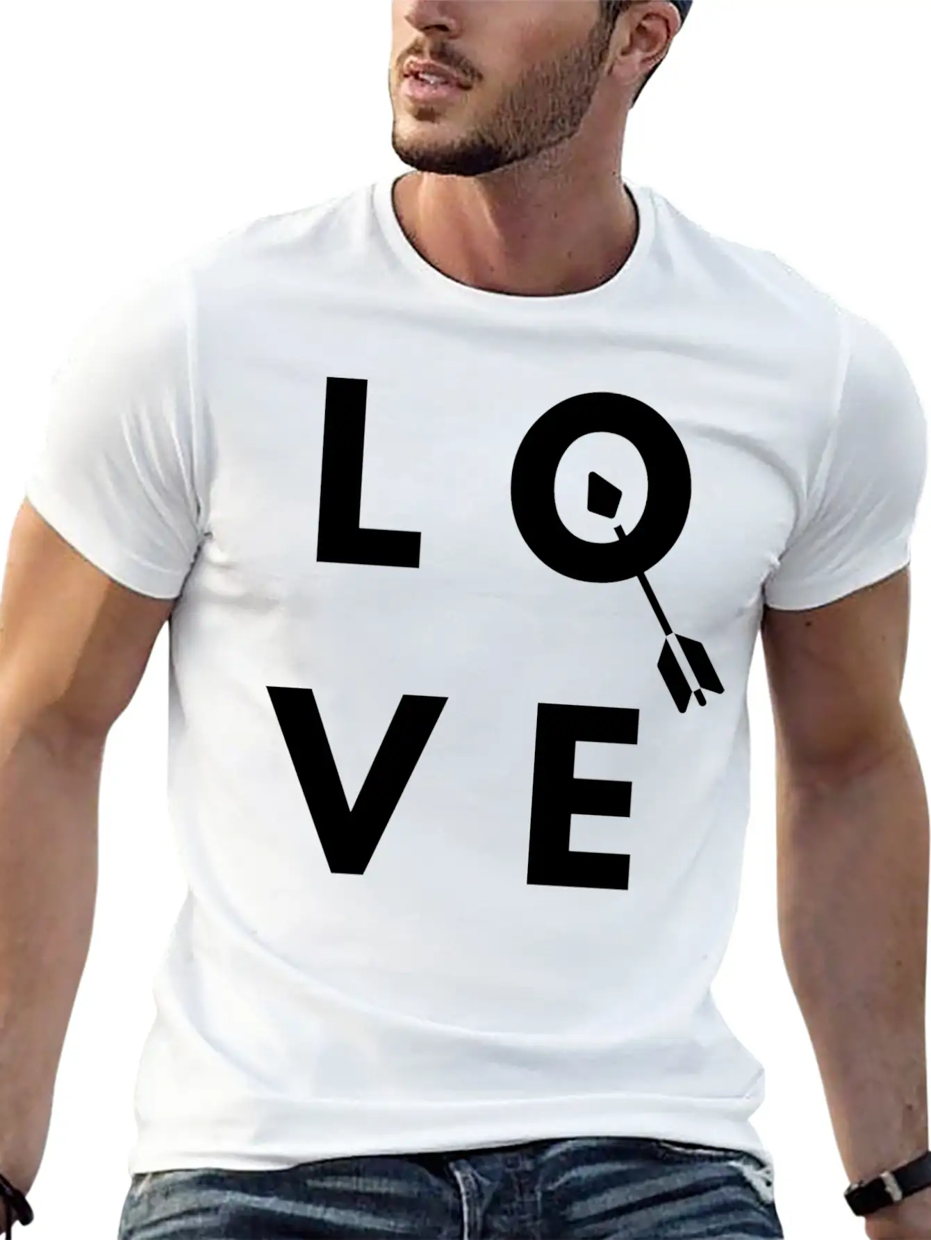 Archery Love Girl Arrow Bow Lover Heart Classic Cotton Tee – Unisex Comfort For Any Season