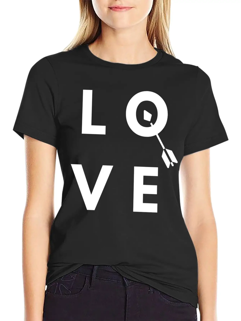 Archery Love Girl Arrow Bow Lover Heart Classic Cotton Tee – Unisex Comfort For Any Season