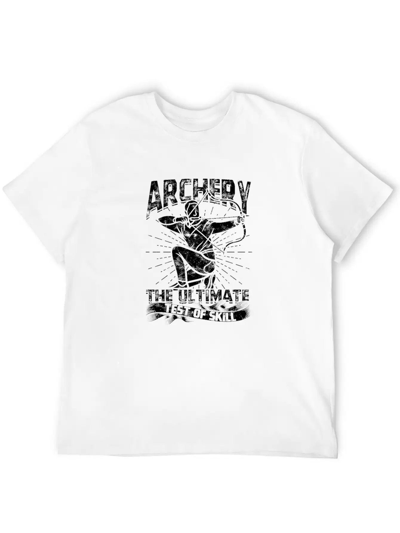 Archery - The Ultimate Test Of Skill - Archery Timeless Short Sleeve Tee – Comfy And Minimalist Design