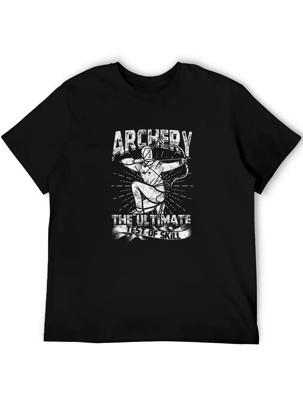 Archery - The Ultimate Test Of Skill - Archery Timeless Short Sleeve Tee – Comfy And Minimalist Design