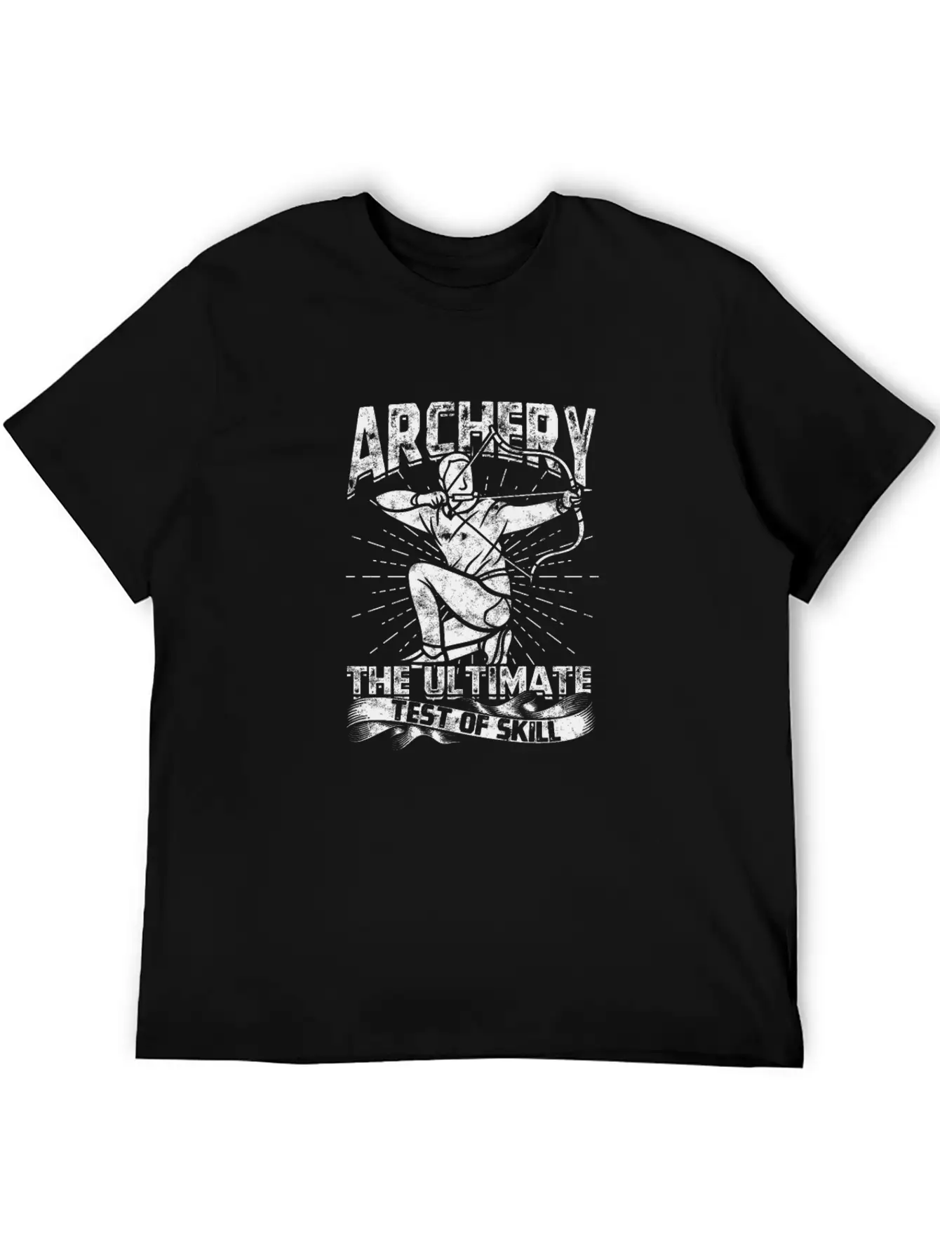 Archery - The Ultimate Test Of Skill - Archery Timeless Short Sleeve Tee – Comfy And Minimalist Design