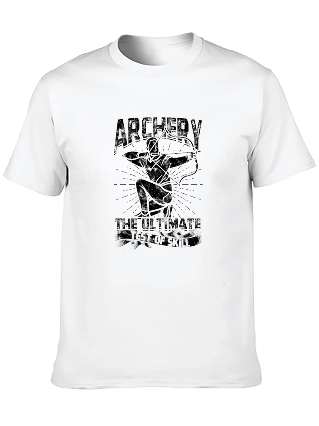 Archery - The Ultimate Test Of Skill - Archery Timeless Short Sleeve Tee – Comfy And Minimalist Design