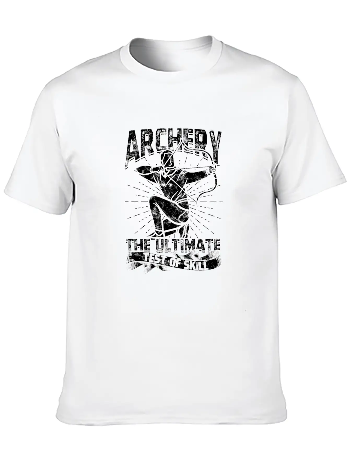 Archery - The Ultimate Test Of Skill - Archery Timeless Short Sleeve Tee – Comfy And Minimalist Design