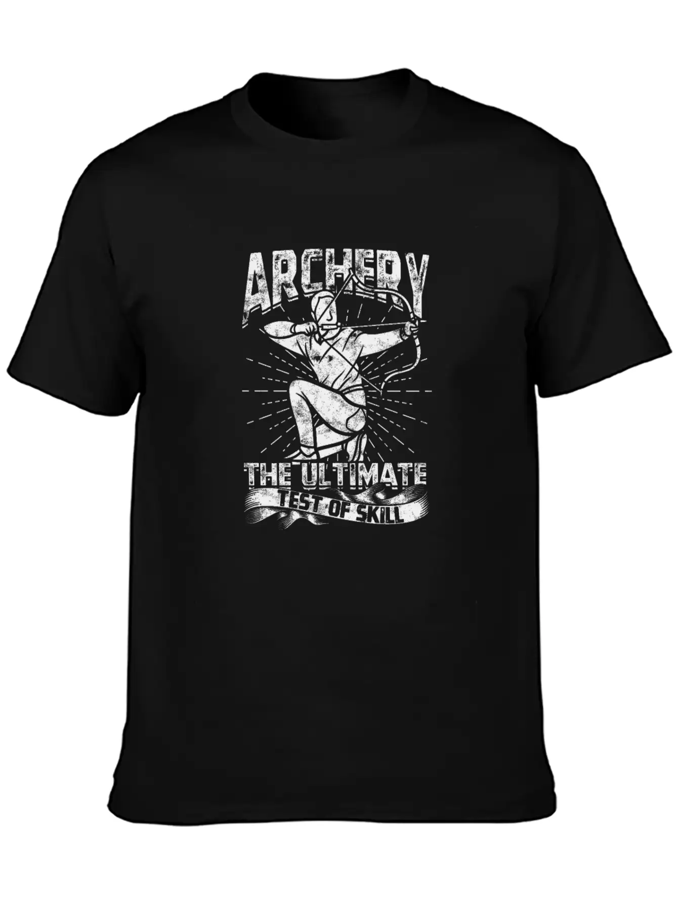 Archery - The Ultimate Test Of Skill - Archery Timeless Short Sleeve Tee – Comfy And Minimalist Design