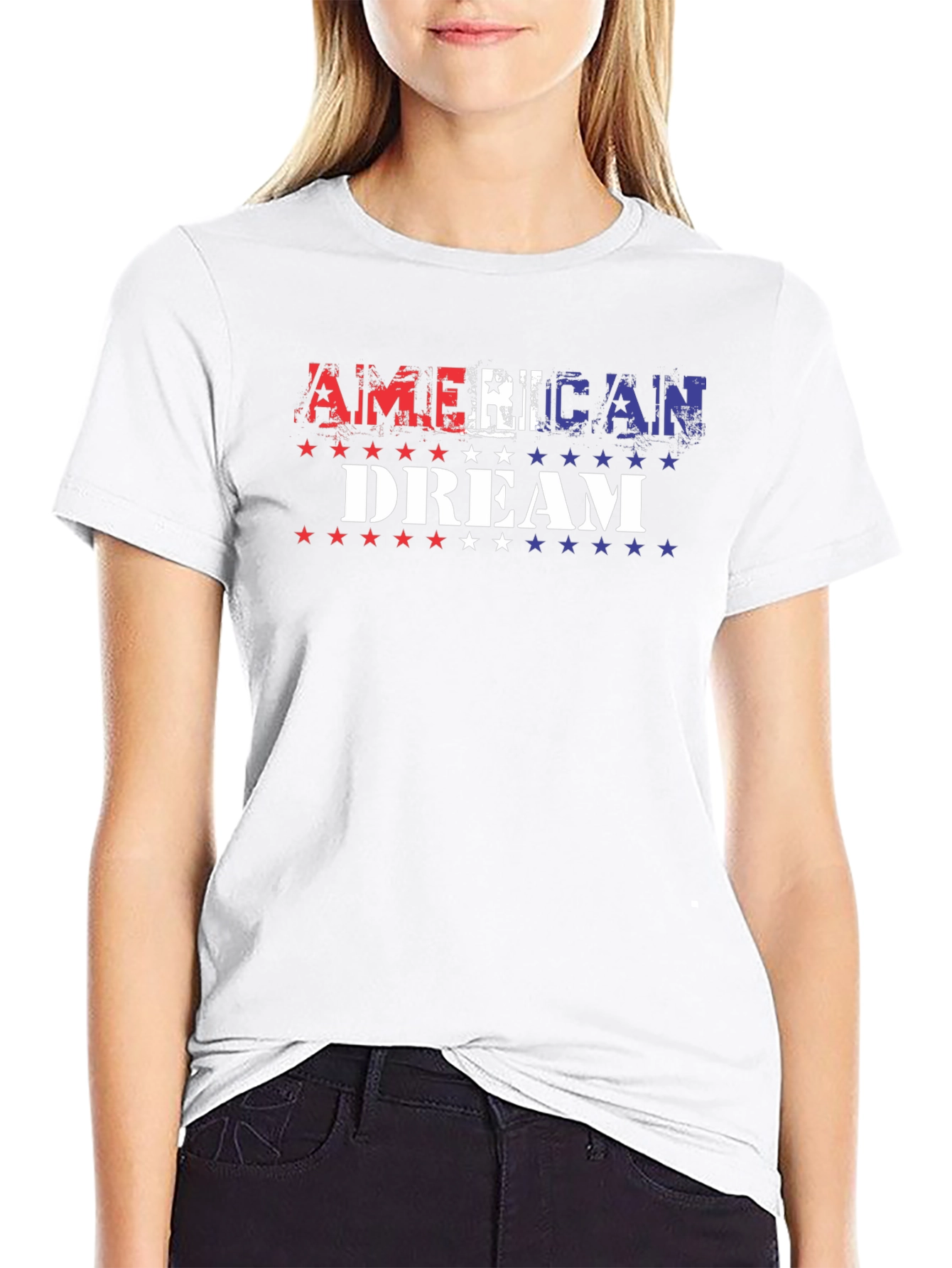 American Dream Graphic T-Shirt Patriotic Design